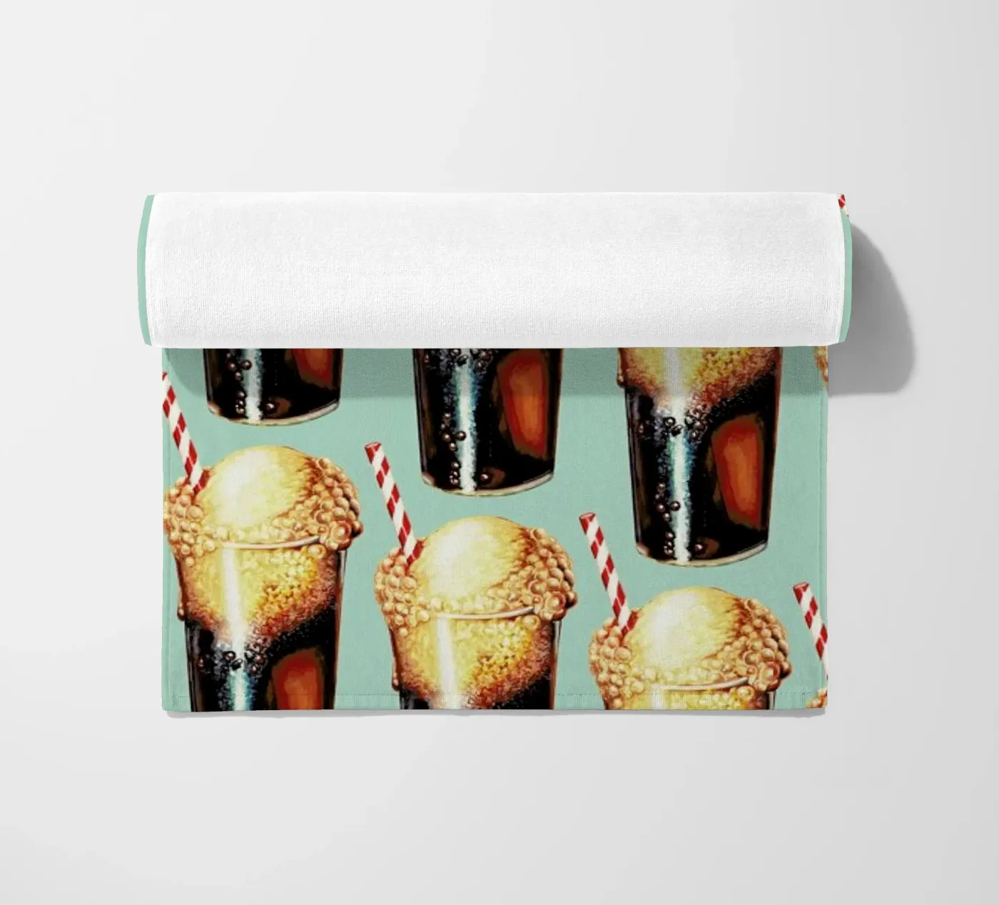 Rootbeer Float Pattern Strandtuch von Kelly Gilleran
