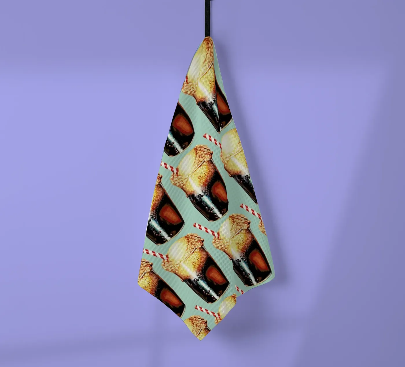 Rootbeer Float Pattern Geschirrtuch von Kelly Gilleran