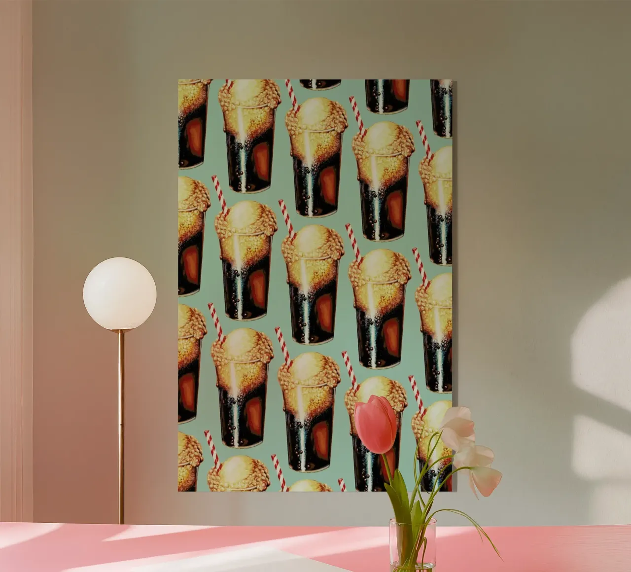Rootbeer Float Pattern Acryl-Glas von Kelly Gilleran