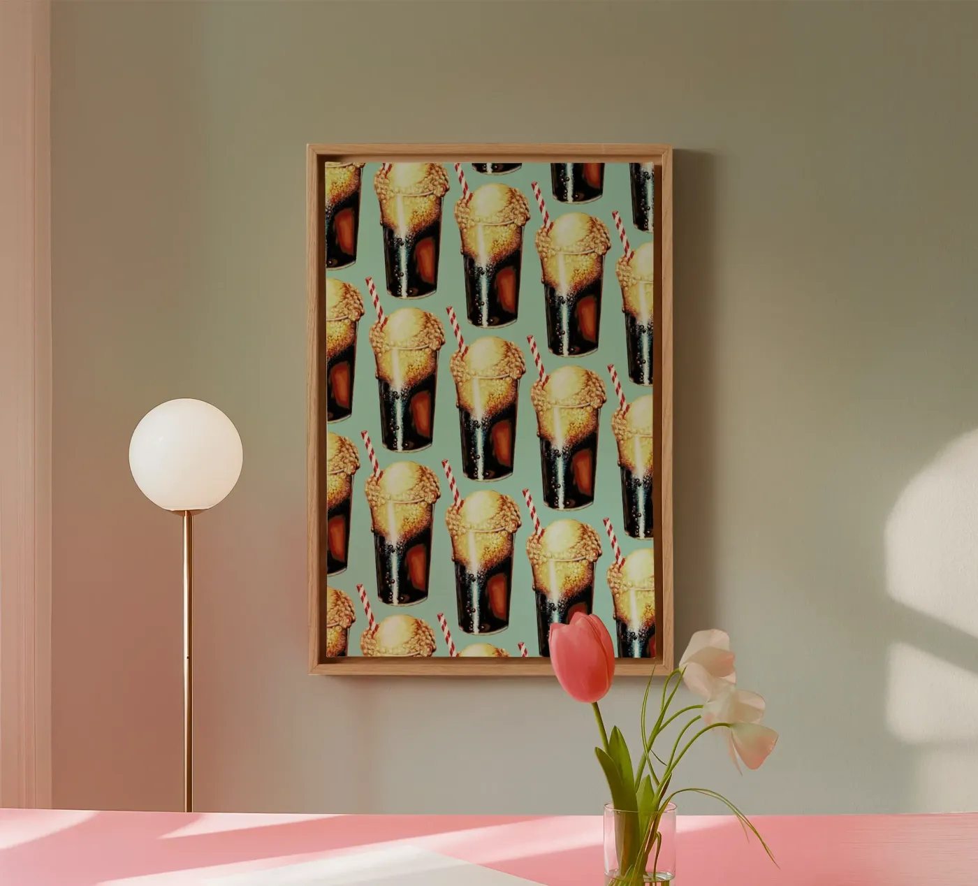 Rootbeer Float Pattern canvas van Kelly Gilleran