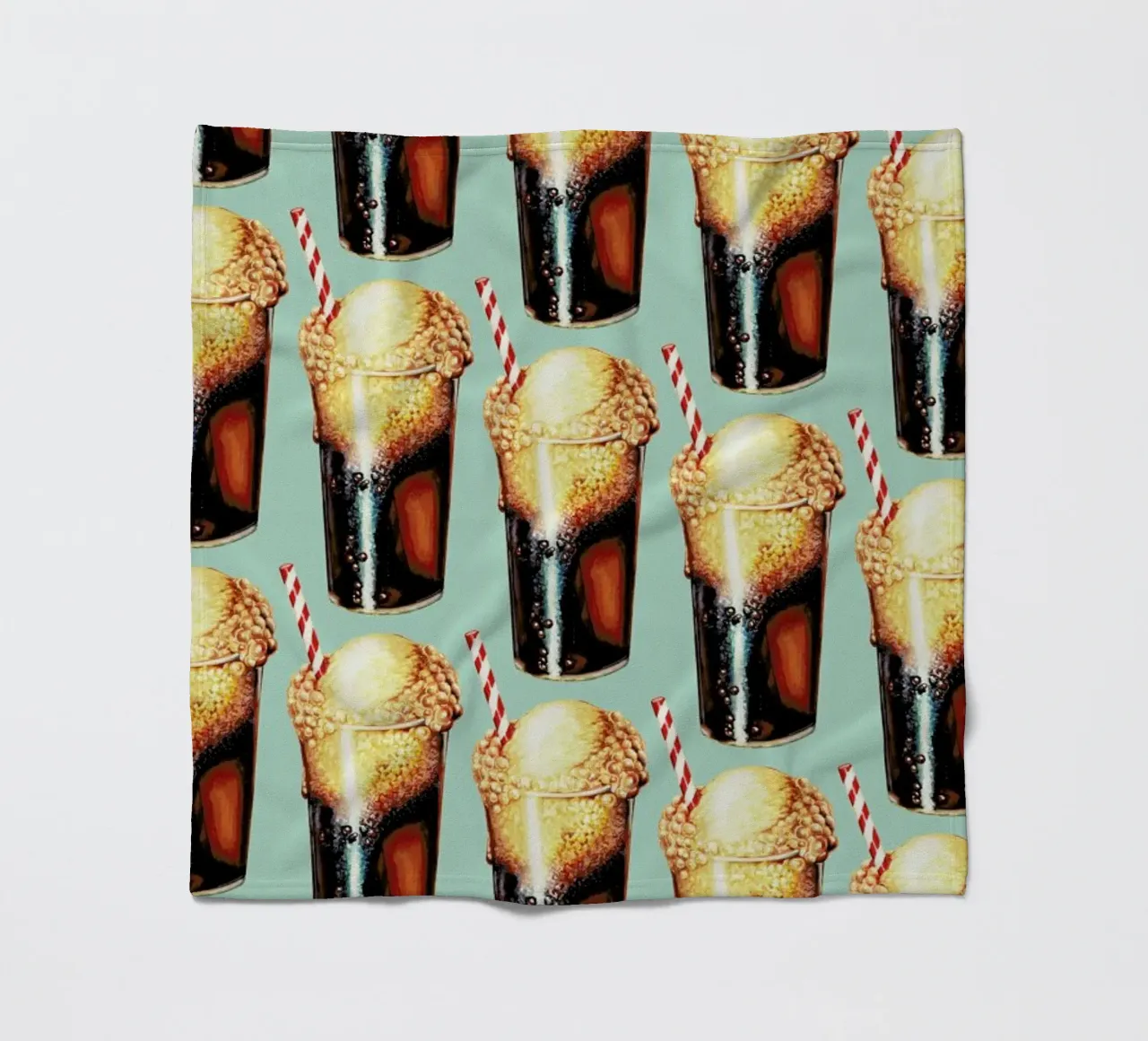 Rootbeer Float Pattern Fleecedecke von Kelly Gilleran