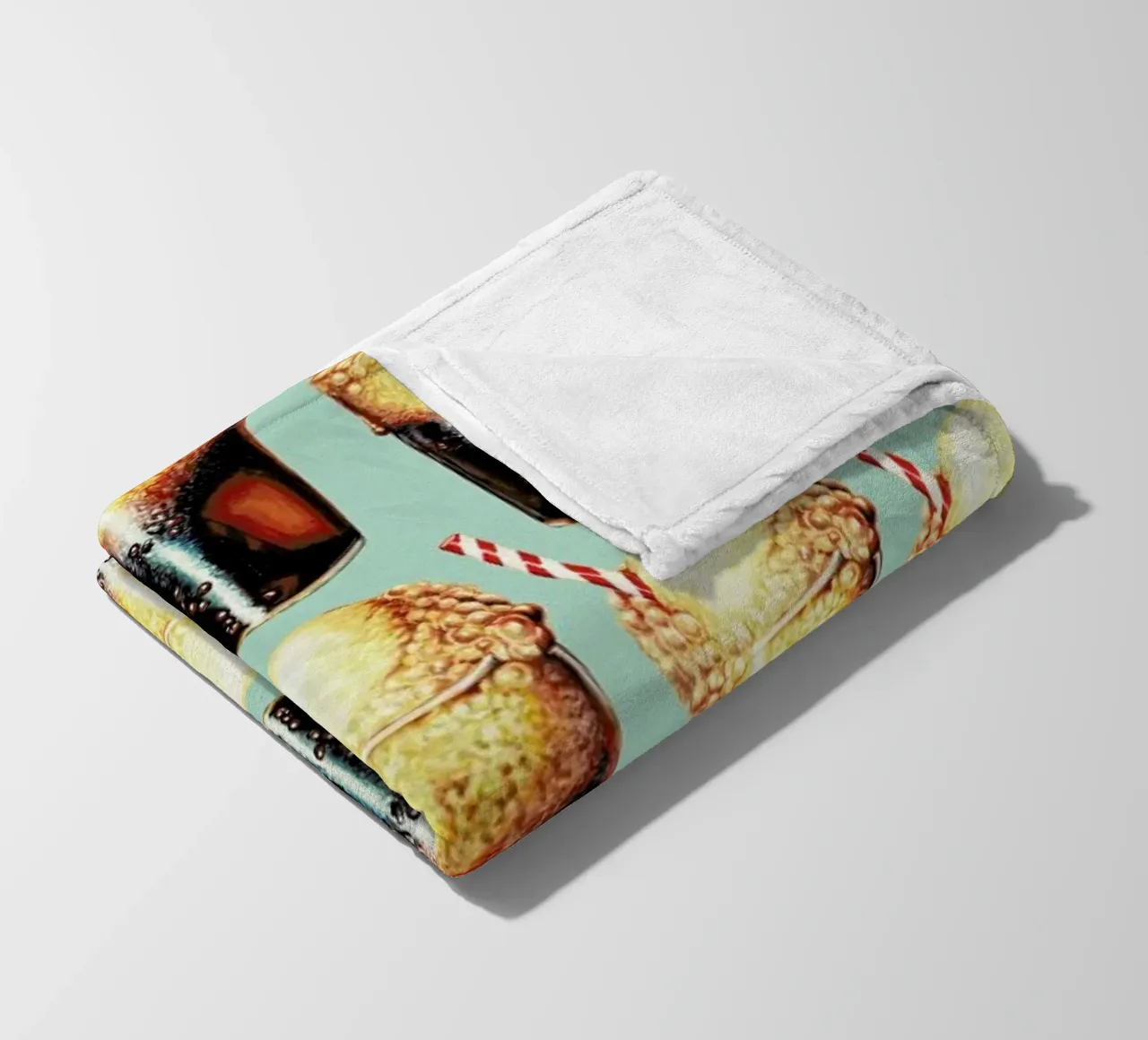 Rootbeer Float Pattern Fleecedecke von Kelly Gilleran