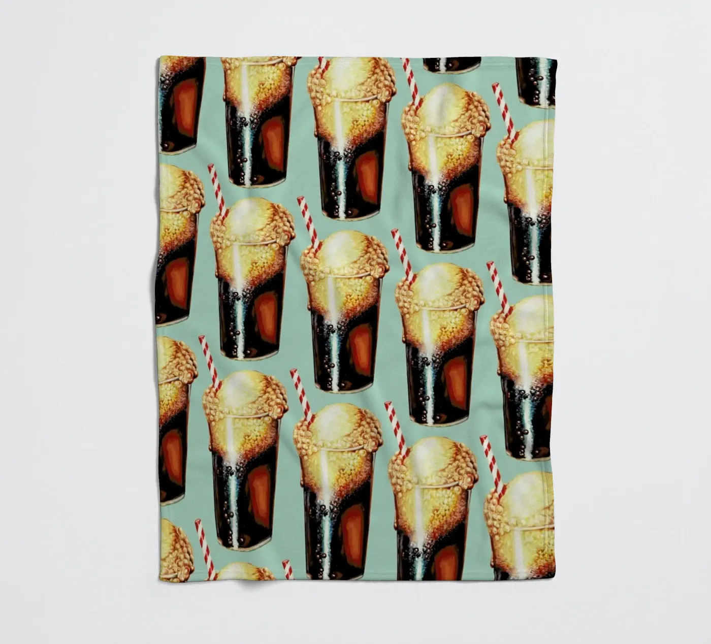 Rootbeer Float Pattern plaid polaire de Kelly Gilleran