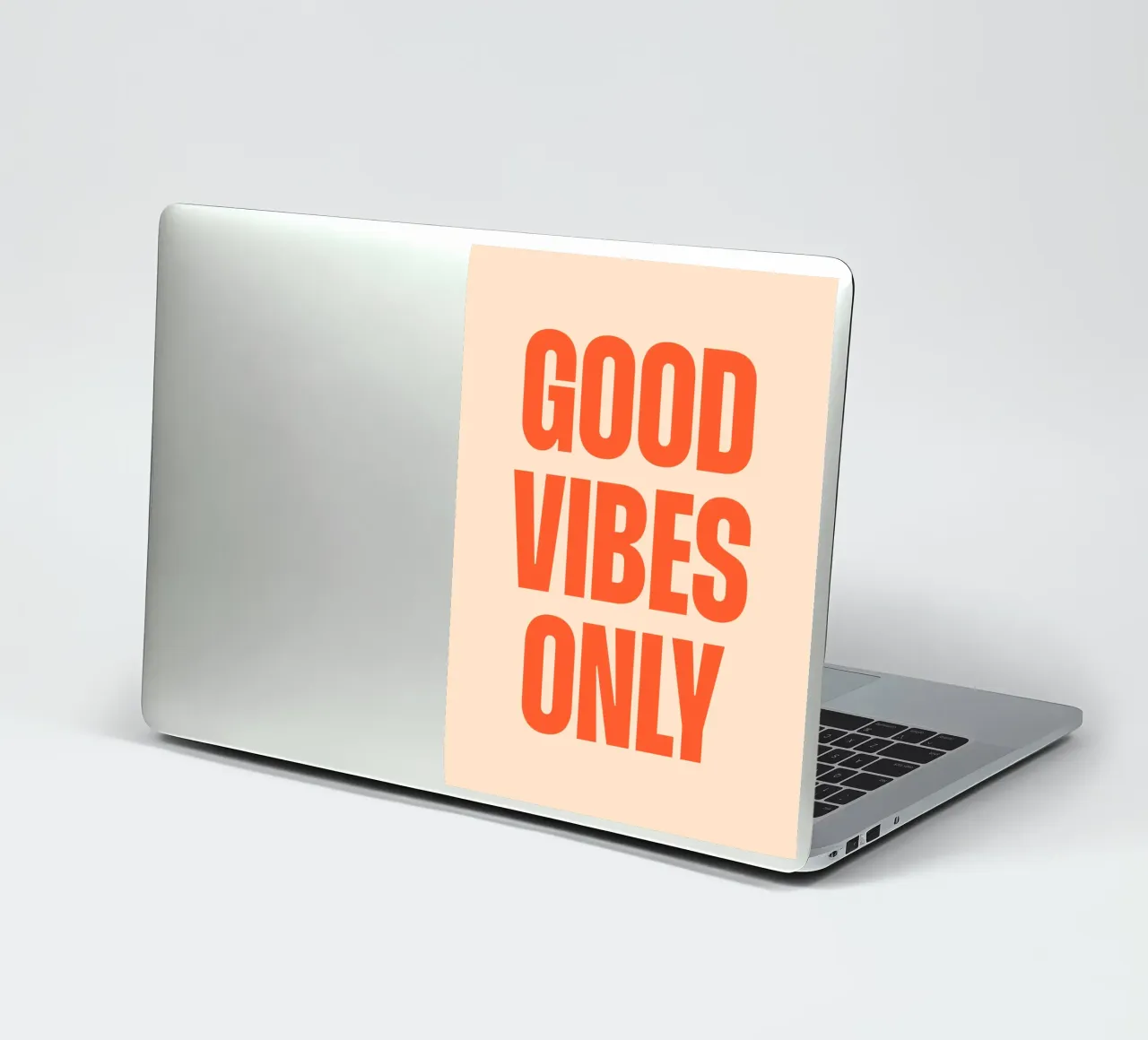 Good vibes only (Orange tone) sticker by Paigaam Studio