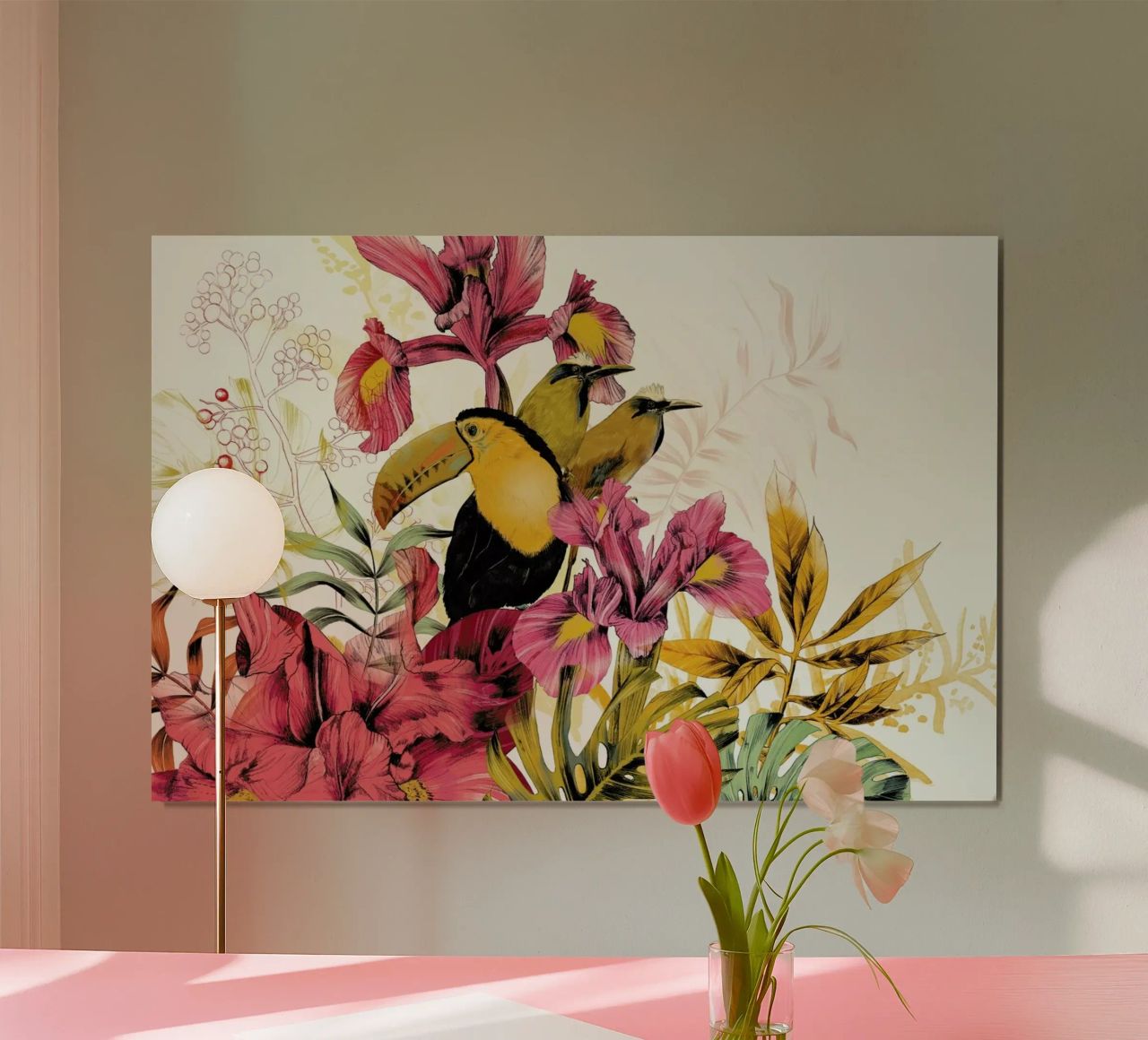 Tropical Garden Toucan poster de La Scarlatte