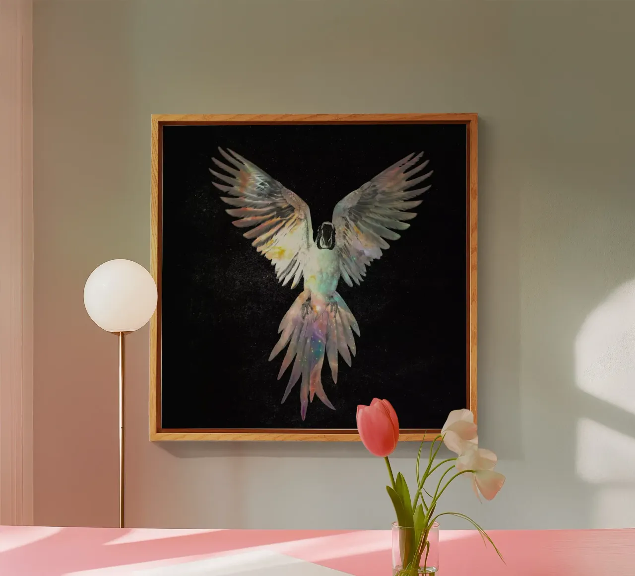 Parrot plexiglass da Dániel Taylor