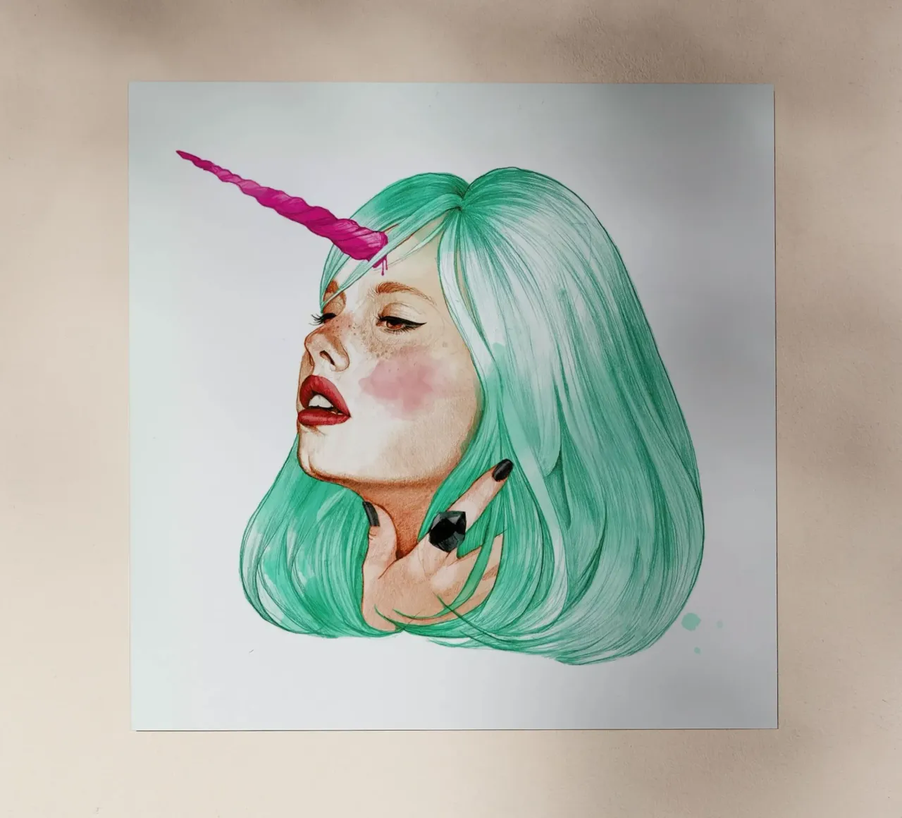 Unicorn pellicola backlit da Ina Stanimirova