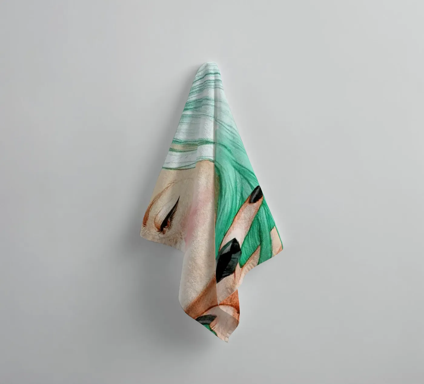 Unicorn badhanddoek van Ina Stanimirova