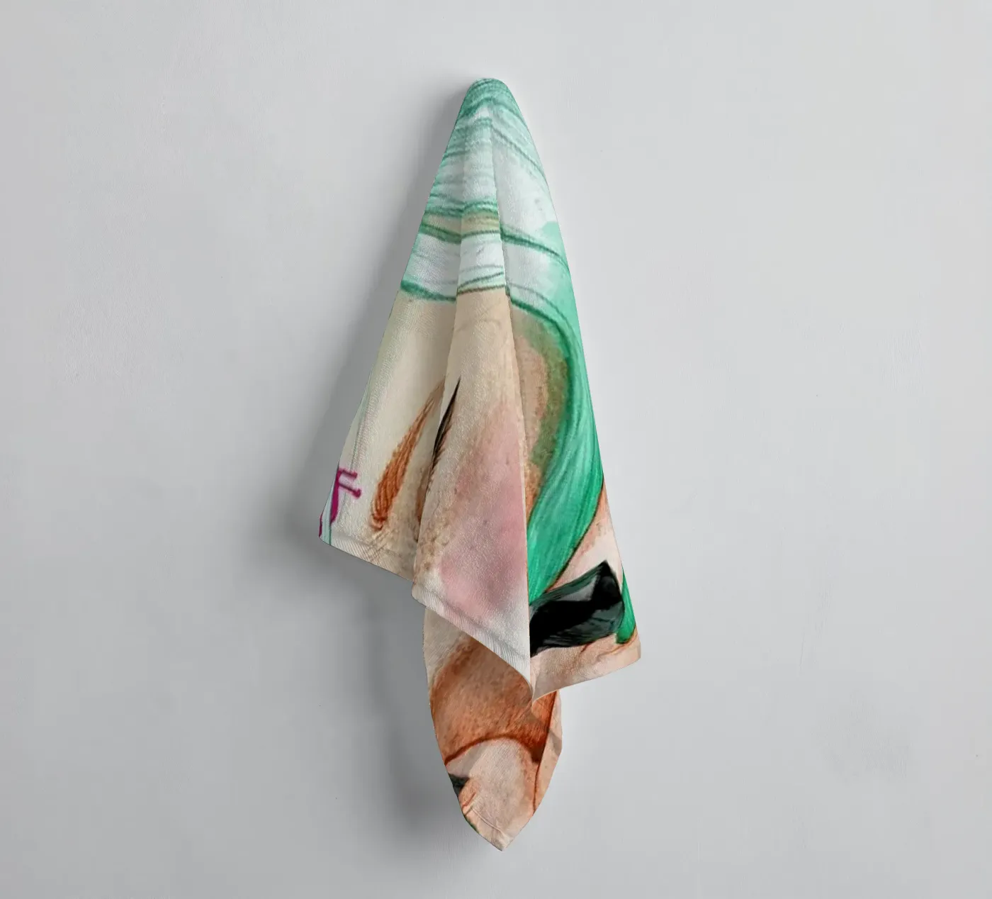 Unicorn badhanddoek van Ina Stanimirova