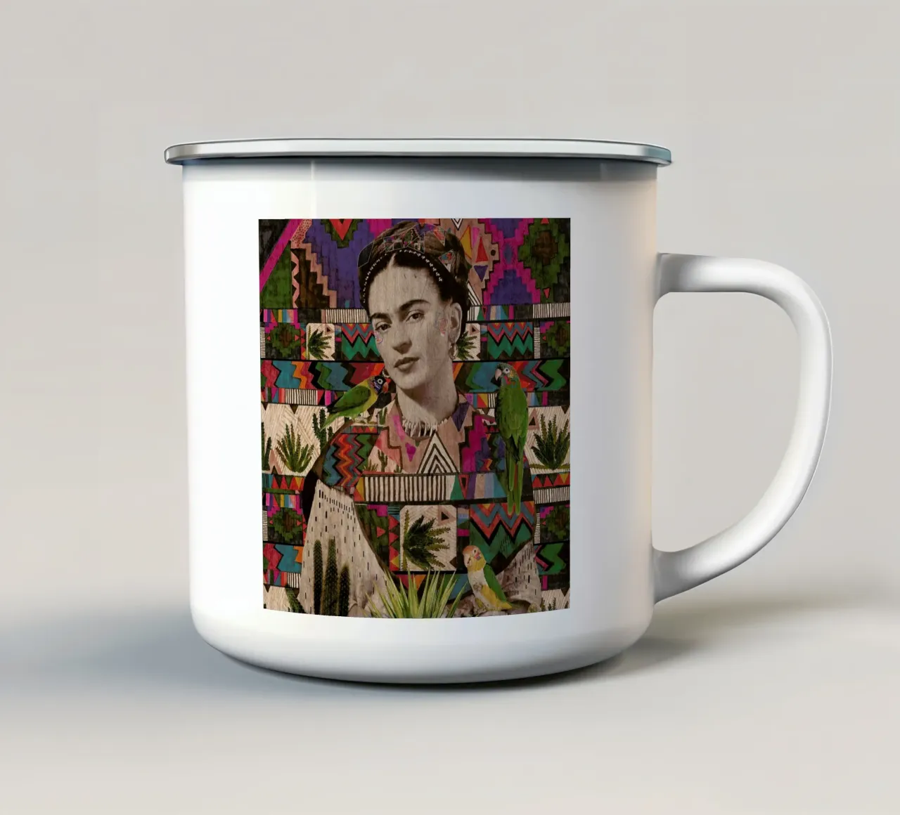 Viva La Vida tazza in smalto da Kris Tate