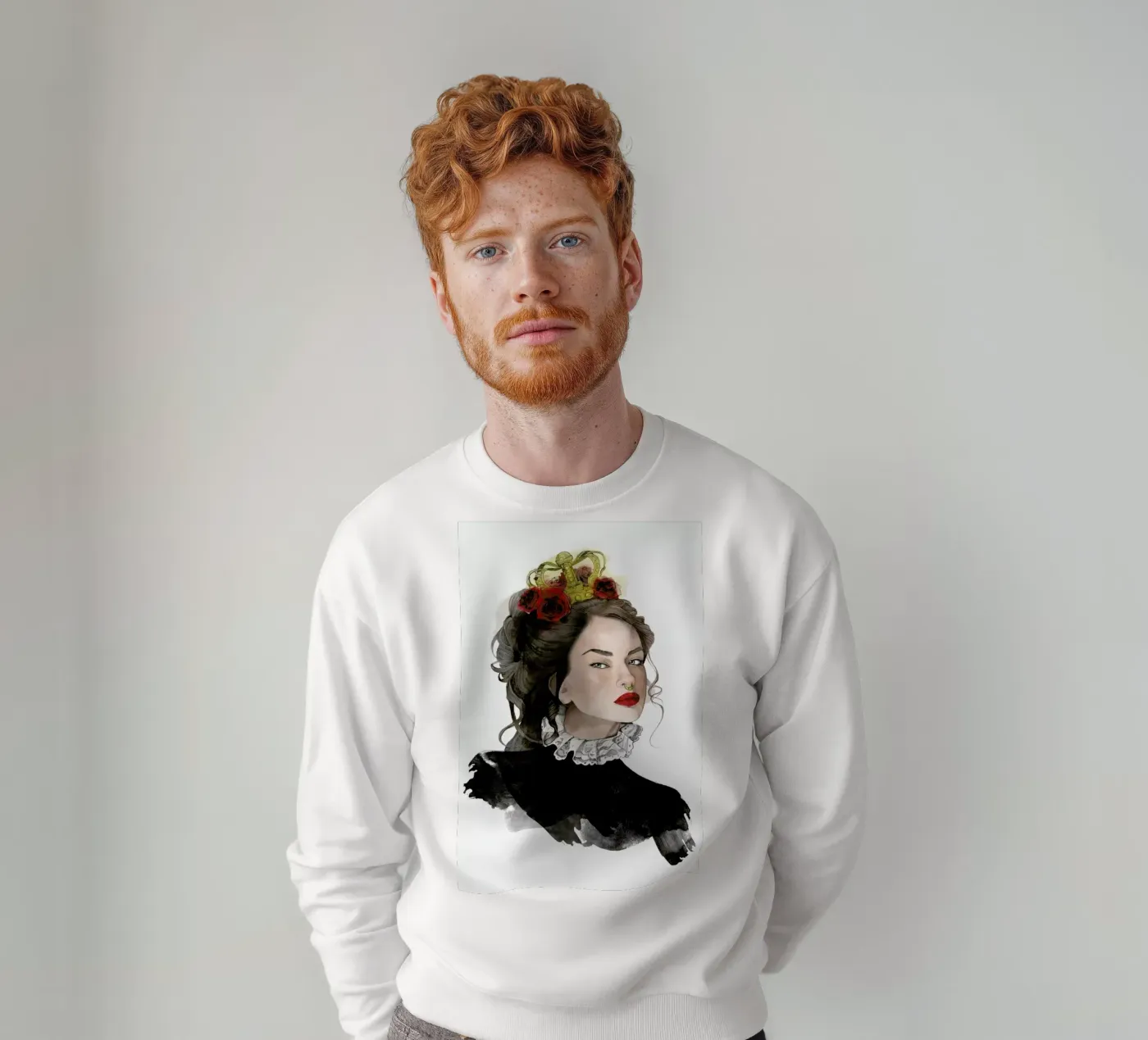 Queen sweatshirt by Ina Stanimirova