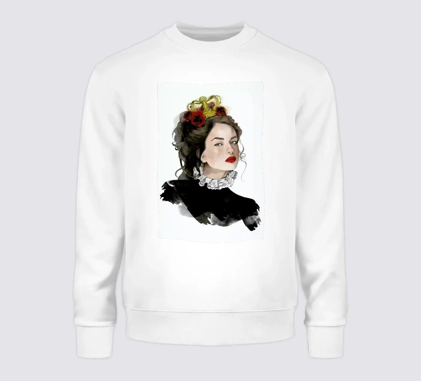 Queen sweatshirt by Ina Stanimirova