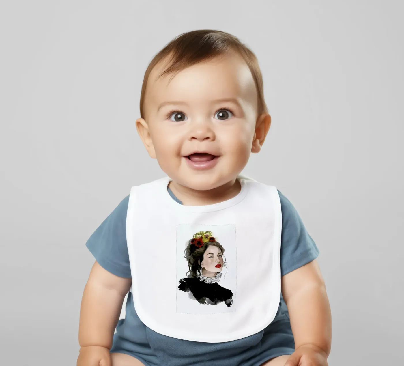 Queen Babylätzchen von Ina Stanimirova