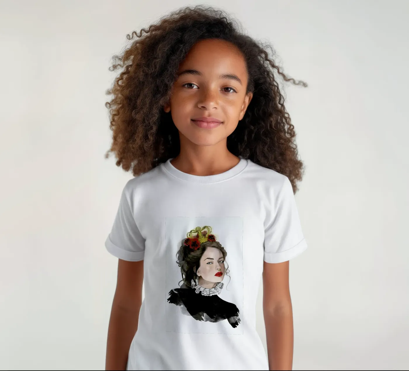 Queen kinder t-shirt van Ina Stanimirova