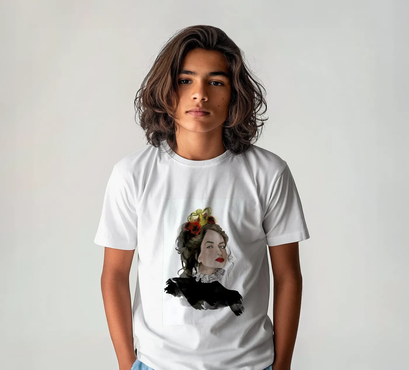 Queen kids t-shirt by Ina Stanimirova