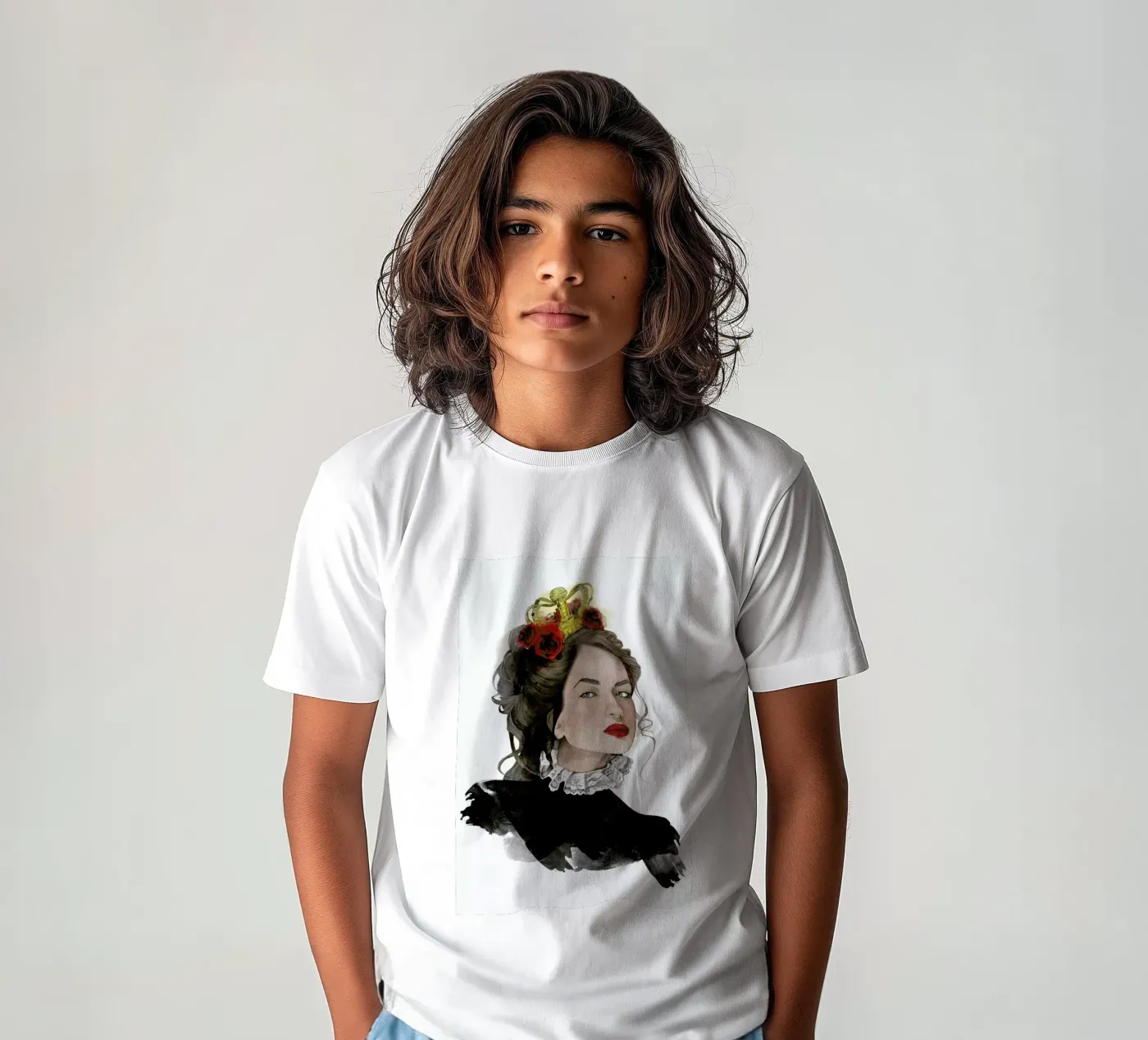 Queen kinder t-shirt van Ina Stanimirova