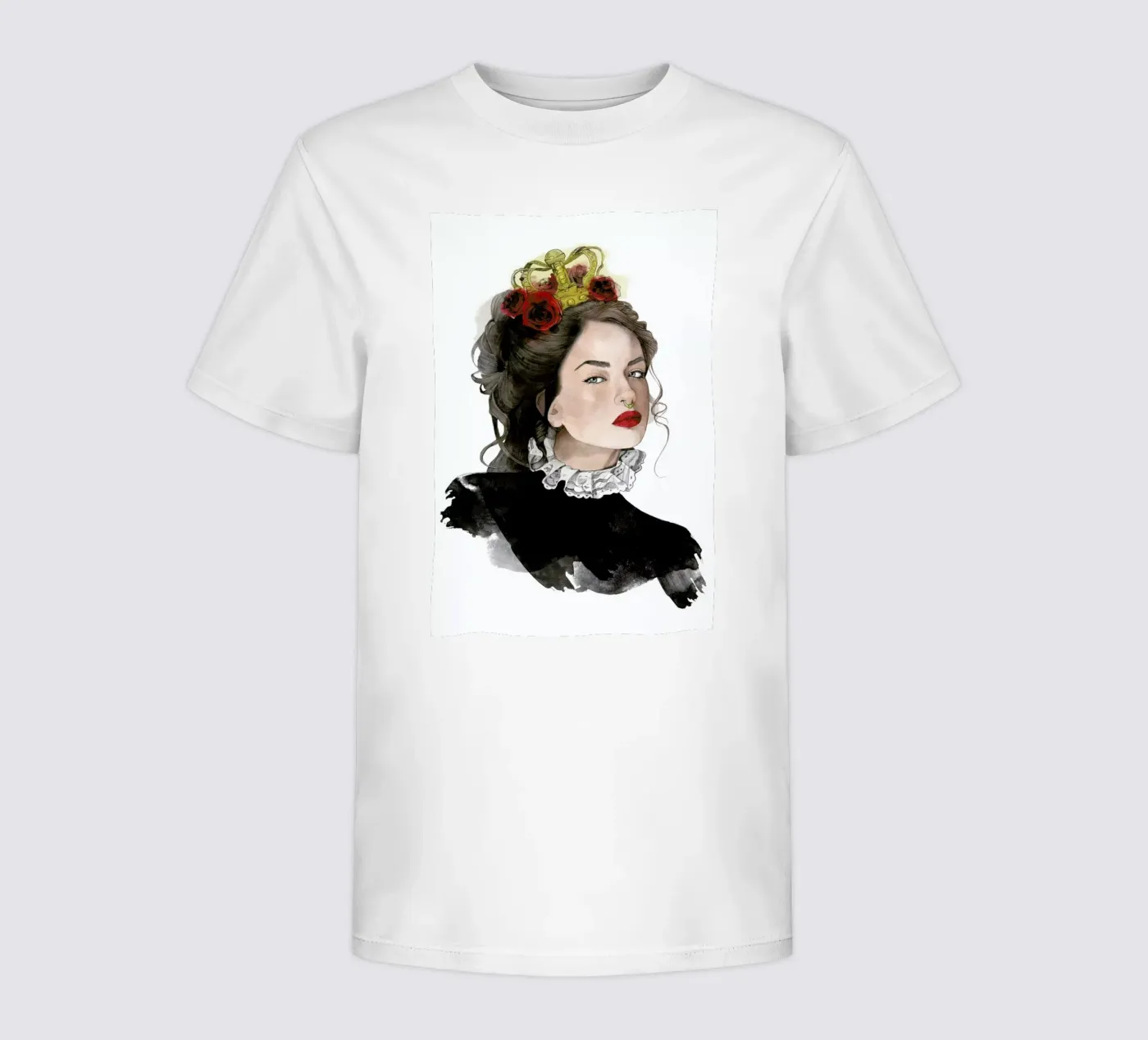 Queen kids t-shirt by Ina Stanimirova