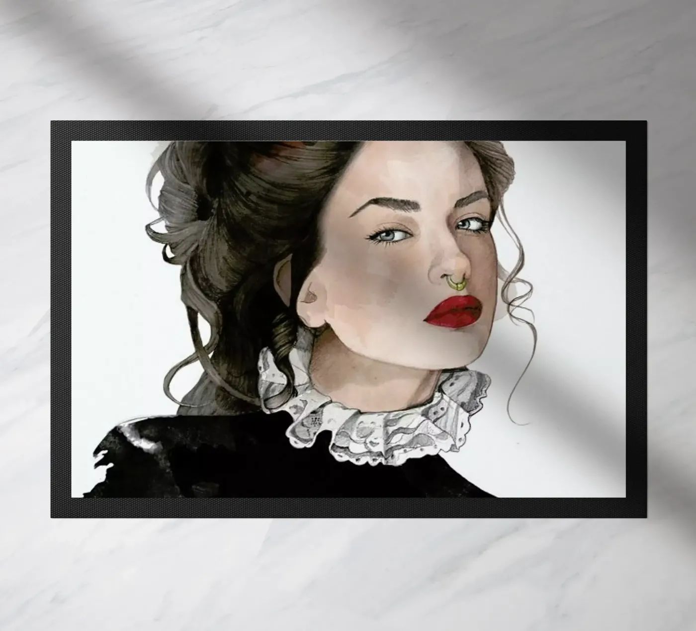 Queen Fußmatte von Ina Stanimirova