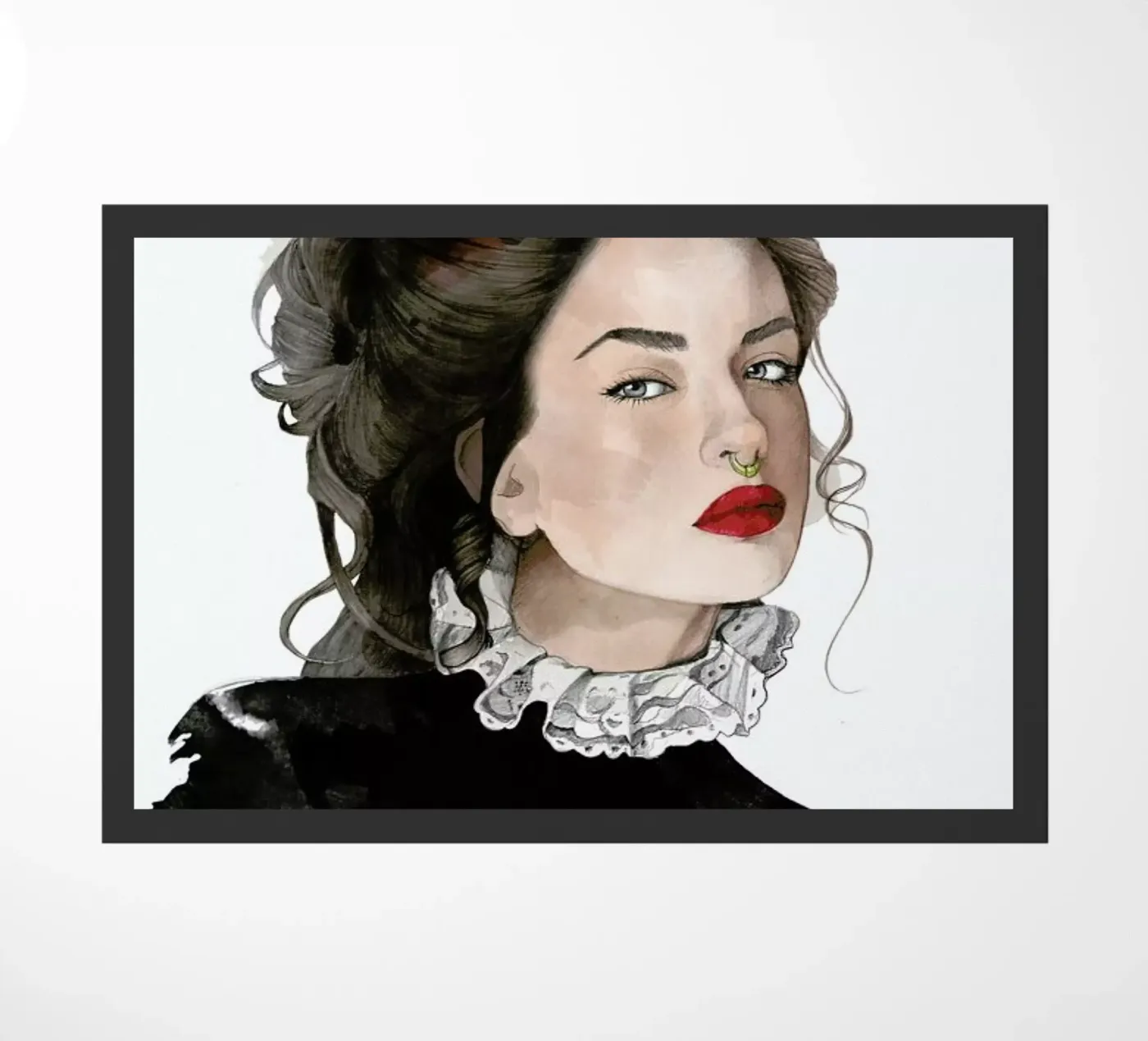 Queen Fußmatte von Ina Stanimirova