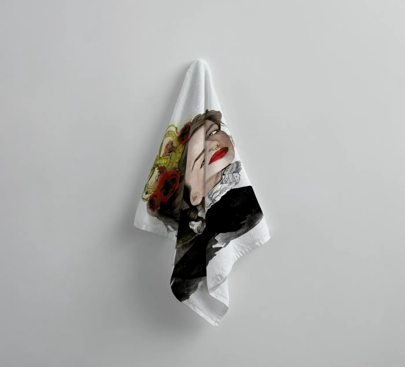 Queen badhanddoek van Ina Stanimirova