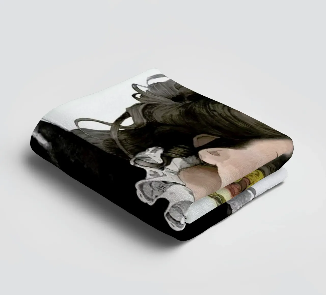 Queen towel by Ina Stanimirova