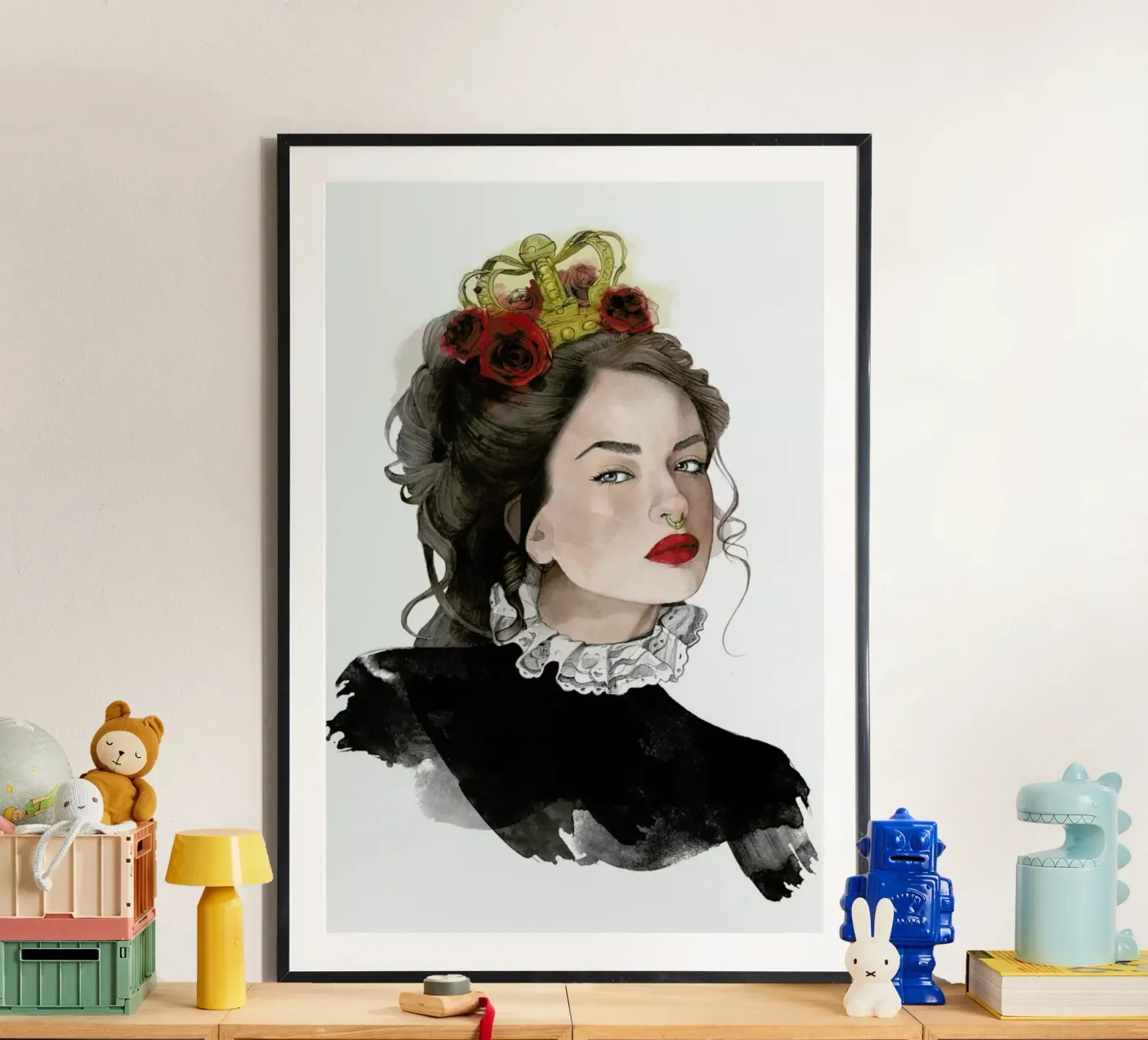 Queen poster van Ina Stanimirova