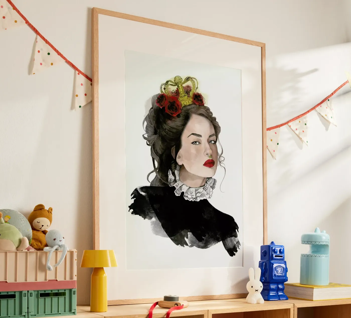 Queen poster van Ina Stanimirova
