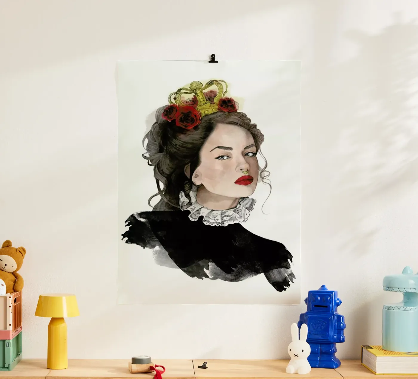Queen poster van Ina Stanimirova