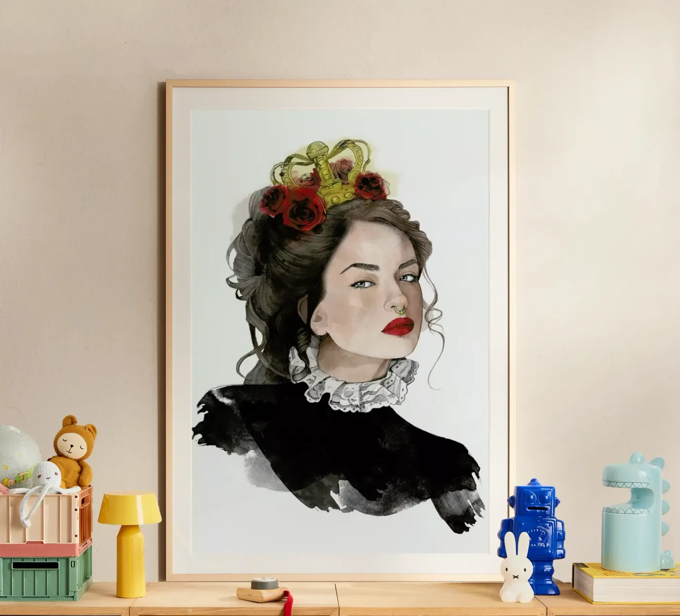 Queen poster van Ina Stanimirova