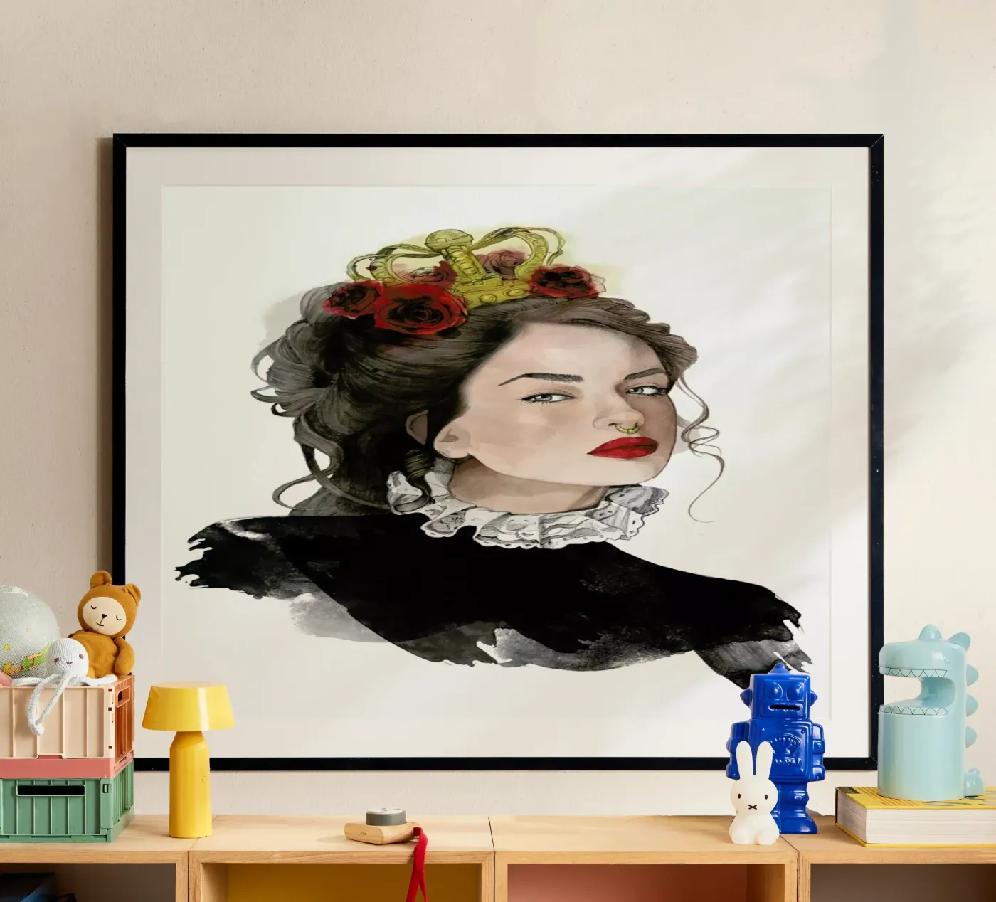 Queen poster van Ina Stanimirova
