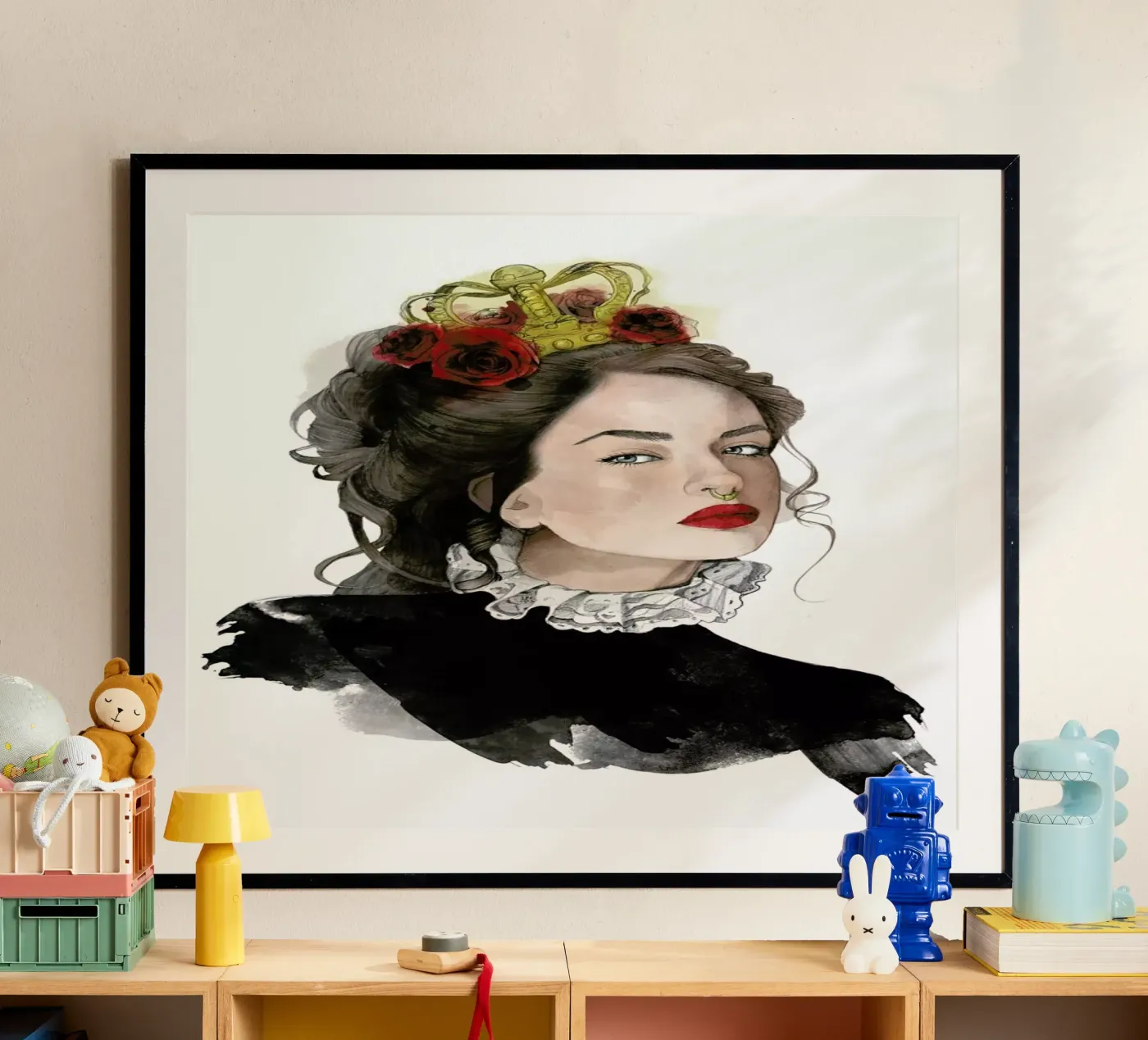 Queen poster de Ina Stanimirova