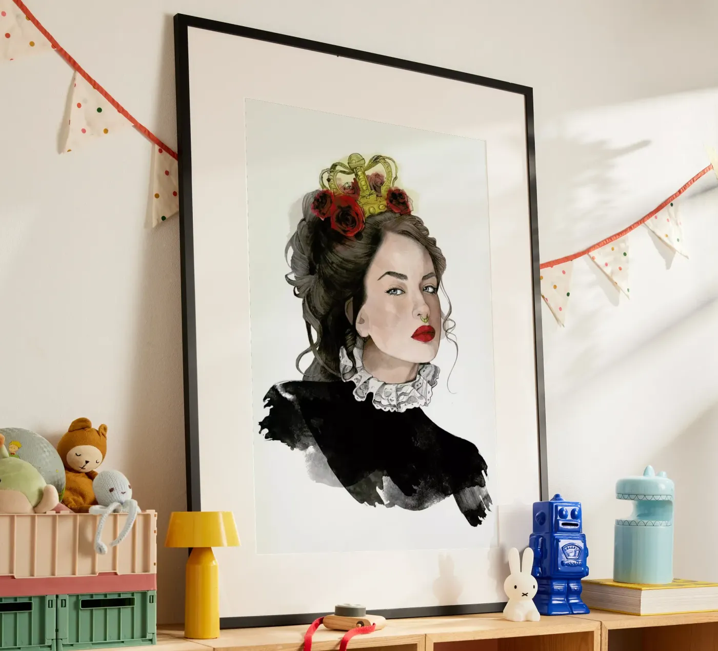 Queen poster van Ina Stanimirova