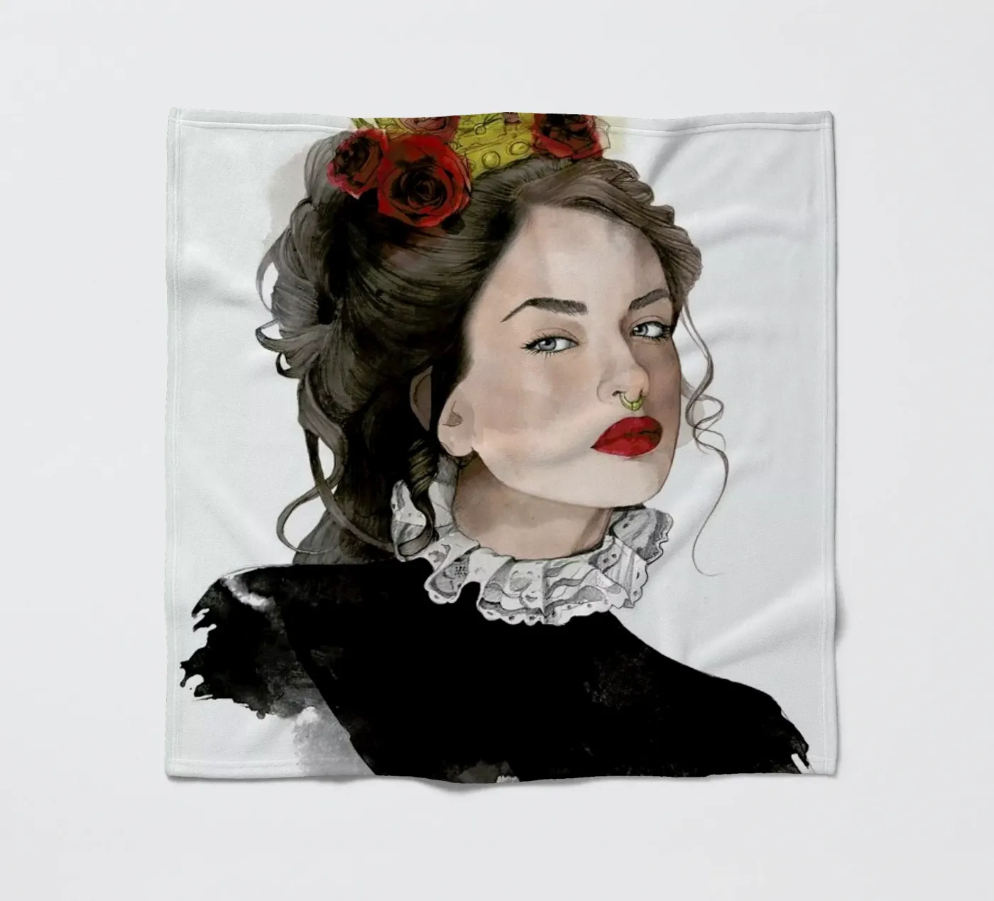 Queen coperta in pile da Ina Stanimirova