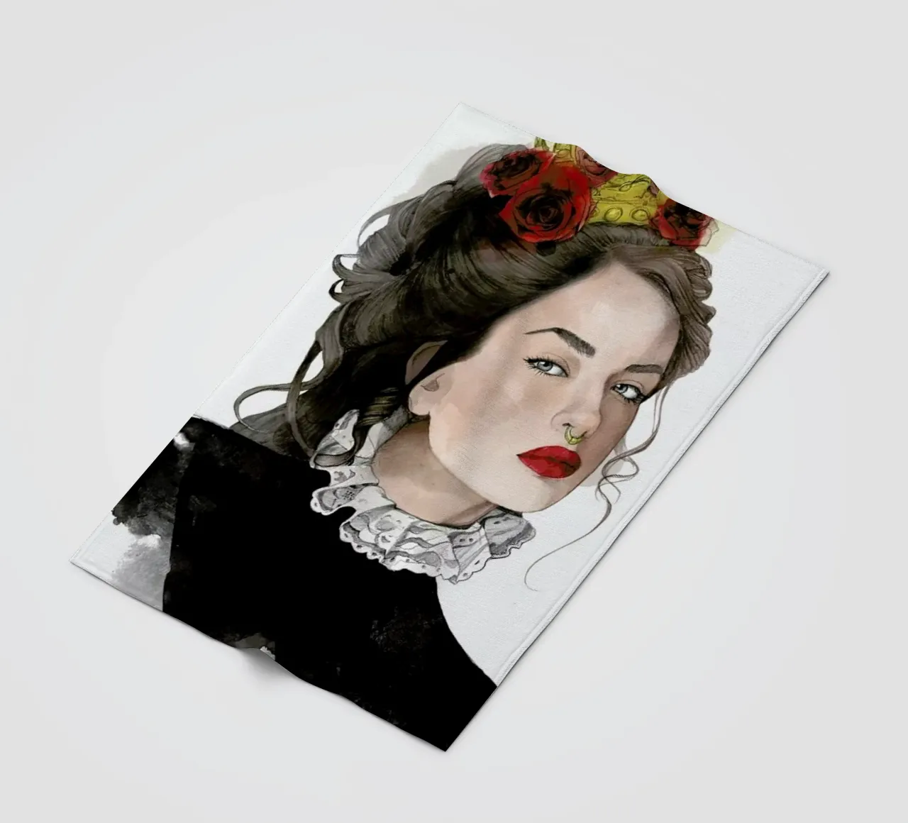 Queen Fleecedecke von Ina Stanimirova