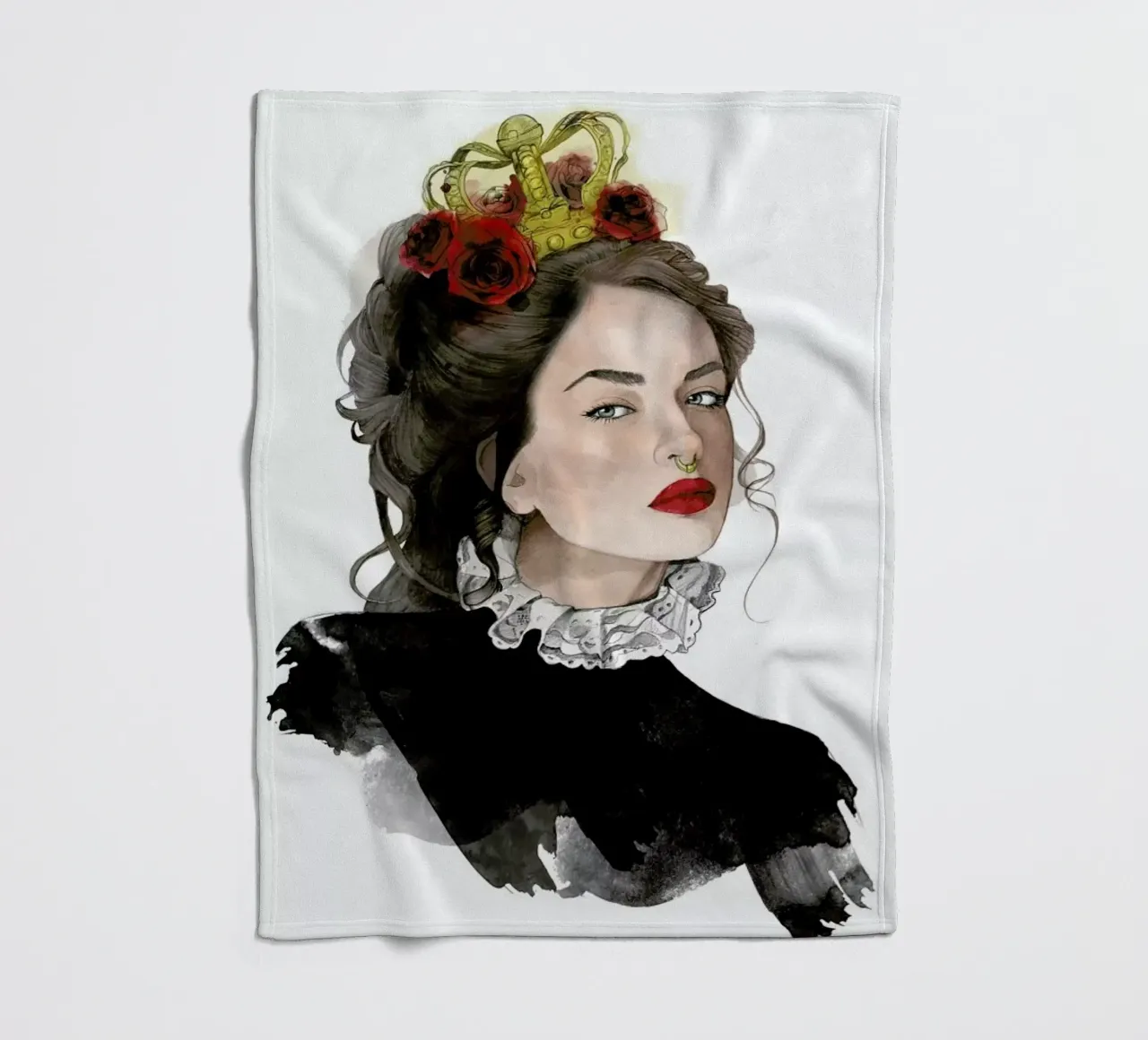 Queen Fleecedecke von Ina Stanimirova