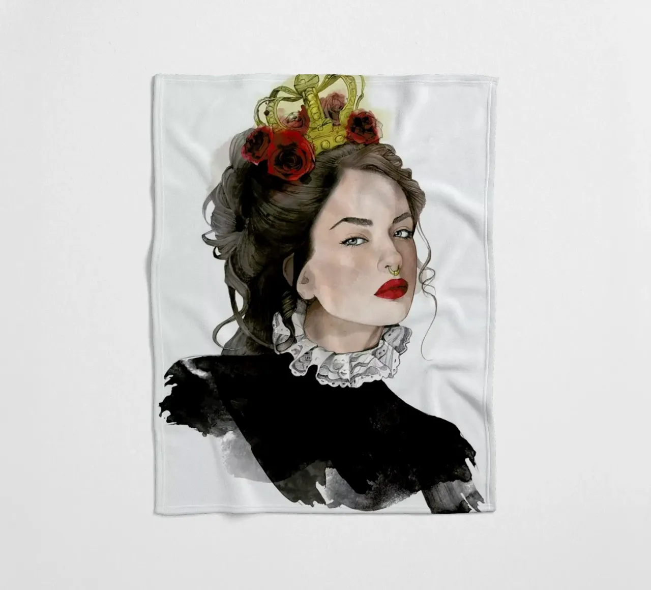 Queen Fleecedecke von Ina Stanimirova