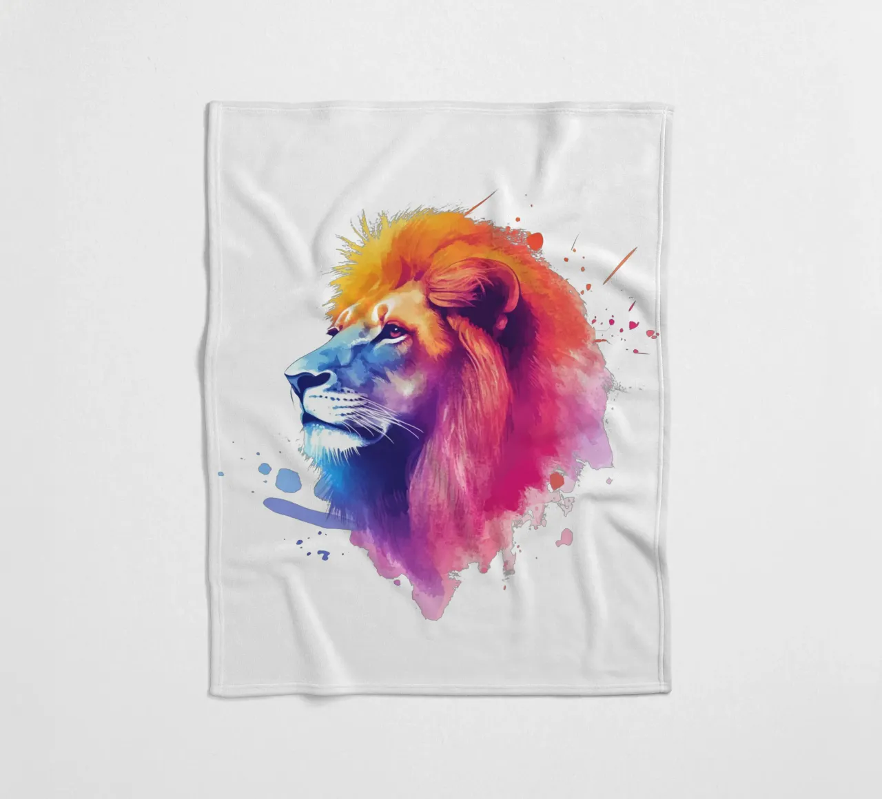Jungle Life fleece blanket by HookASmile