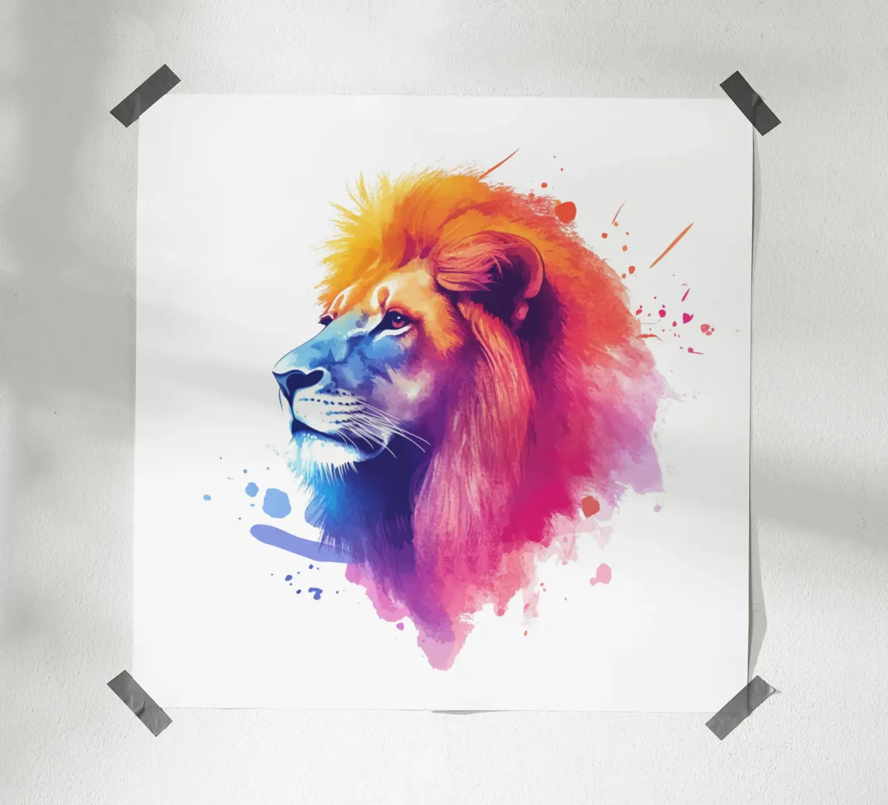 Jungle Life poster with plastic frame by HookASmile
