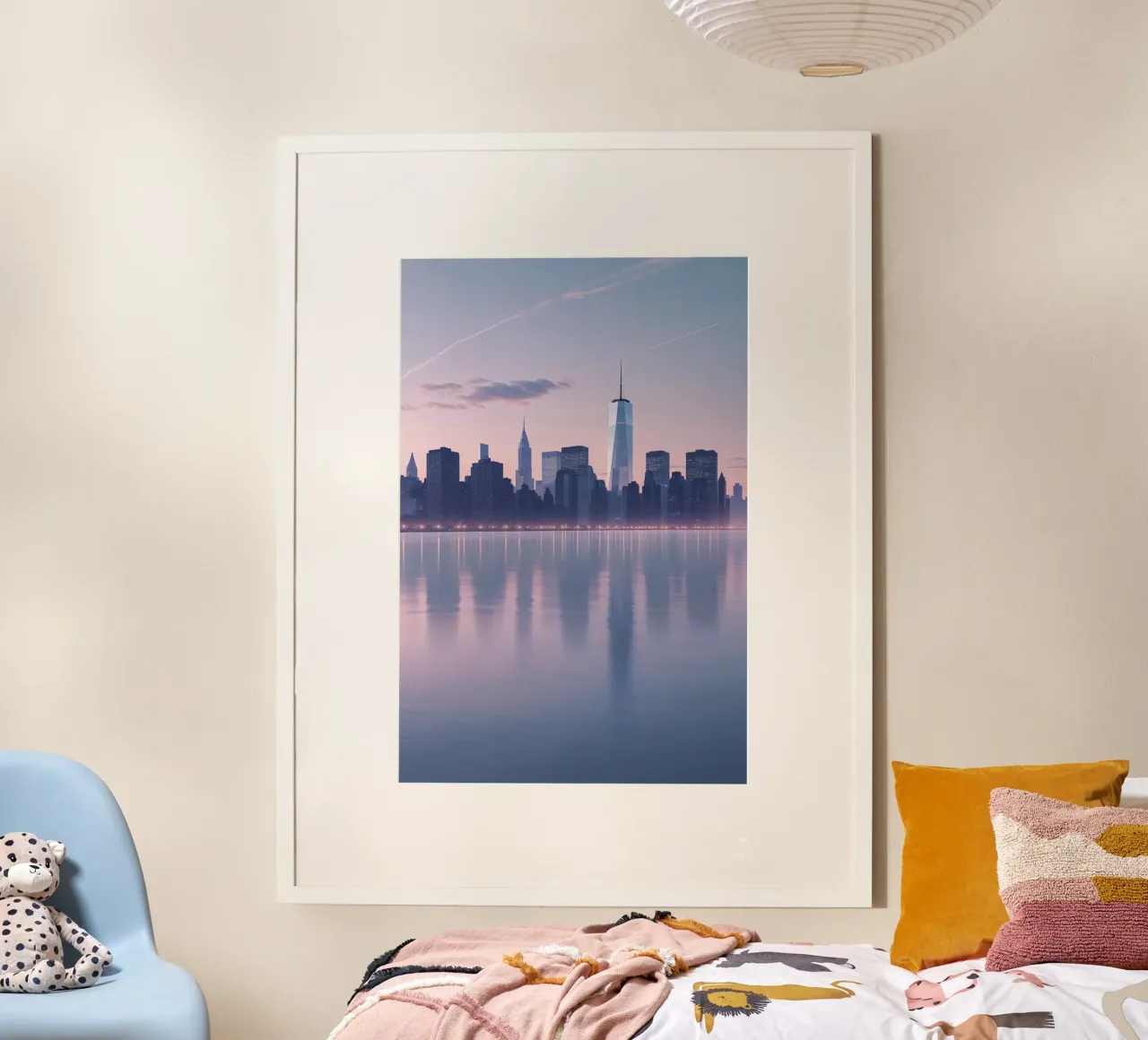 The Ethereal Skyline of New York City carta hahnemühle da AlbertKlee