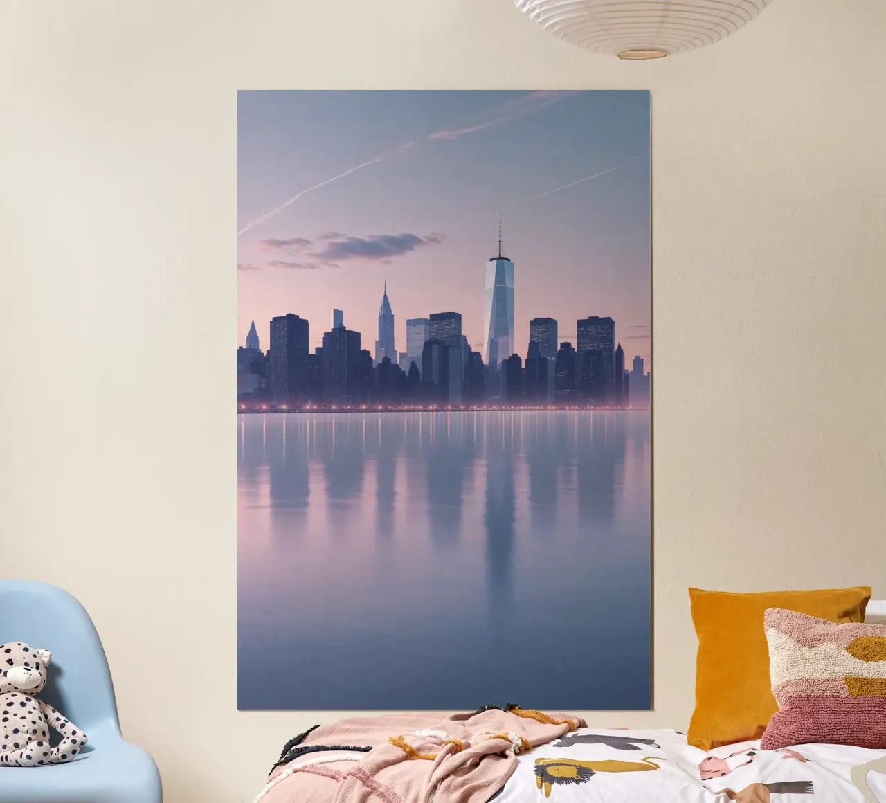 The Ethereal Skyline of New York City carta hahnemühle da AlbertKlee