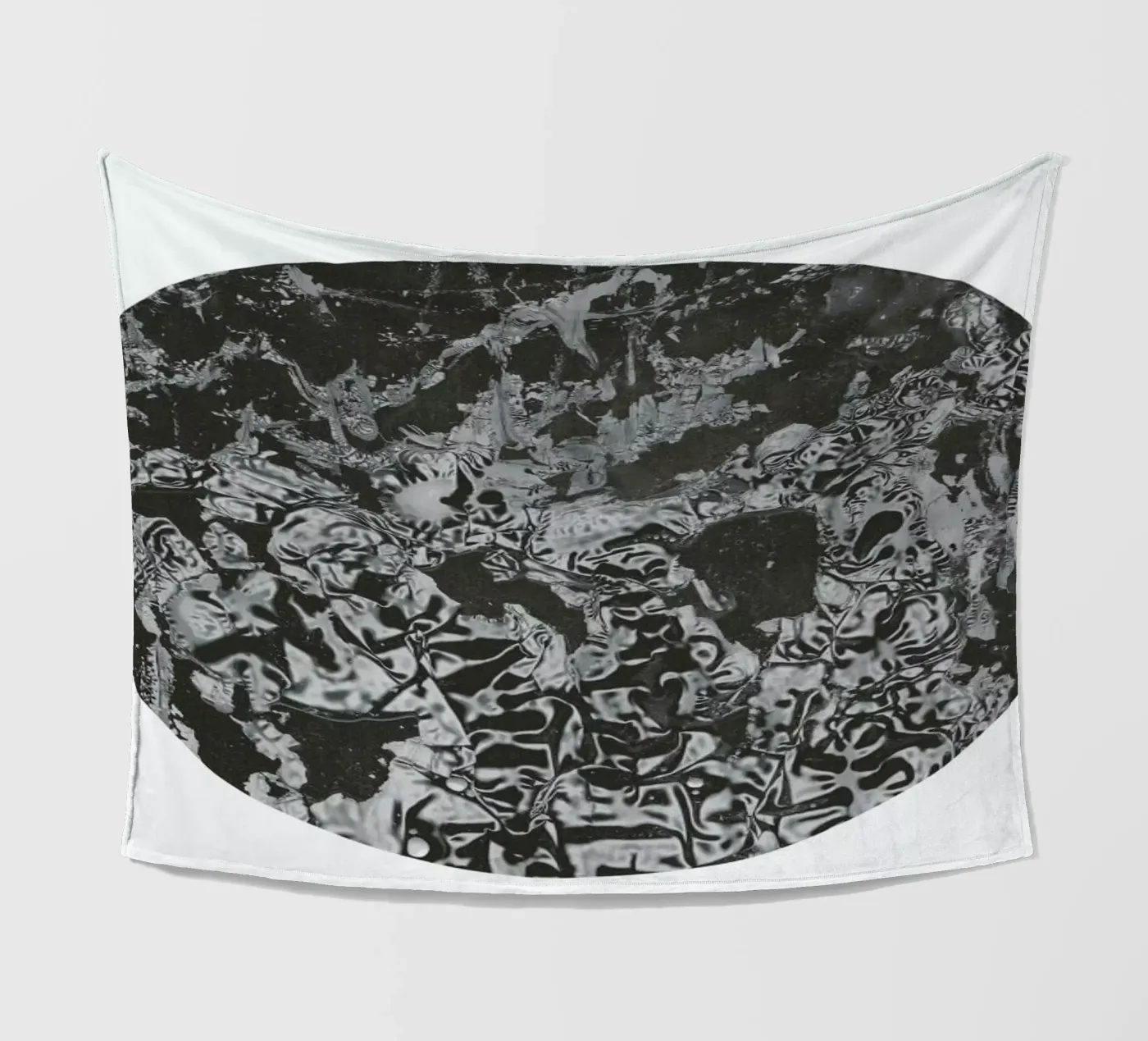 Abstraction fleece blanket by Bryon S. White