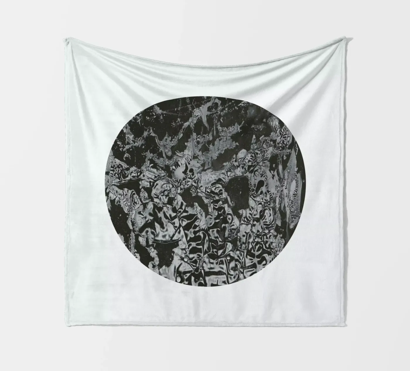 Abstraction fleece blanket by Bryon S. White