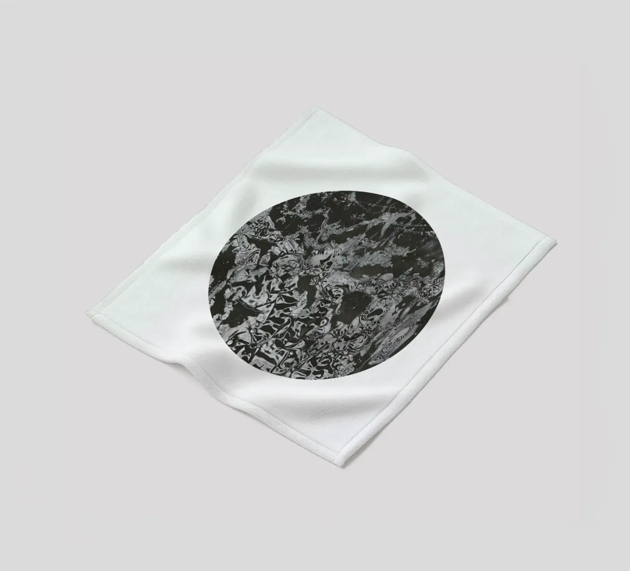 Abstraction fleece blanket by Bryon S. White