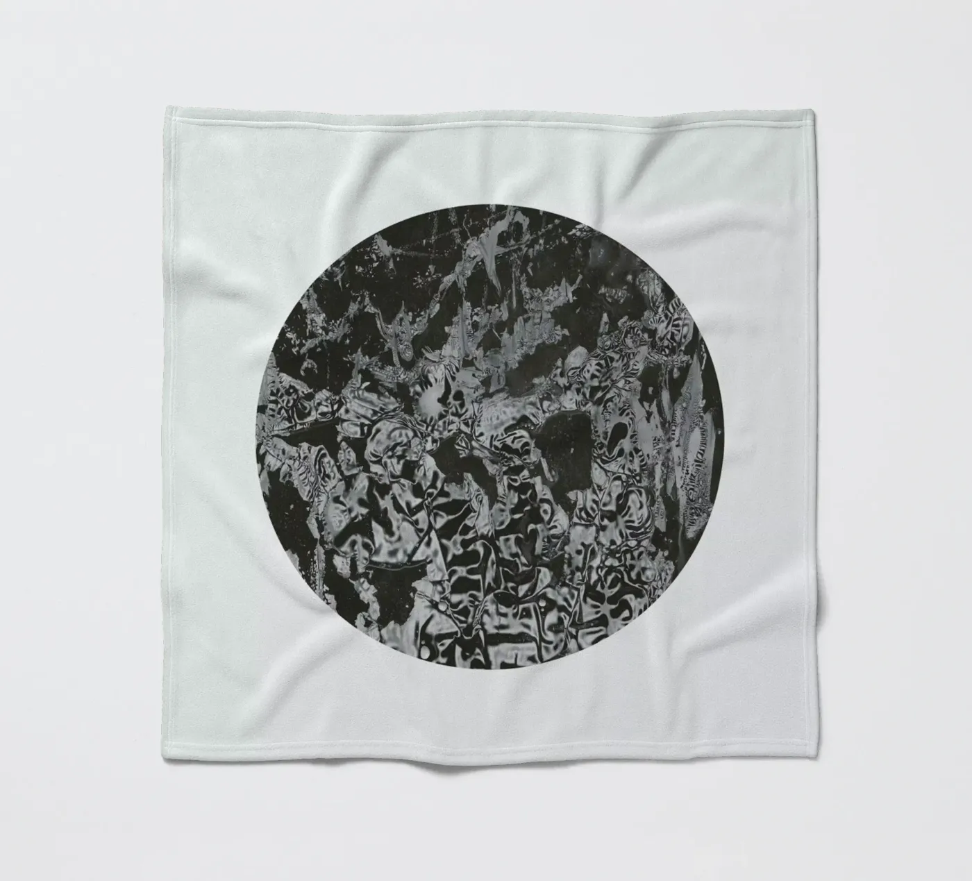 Abstraction fleece blanket by Bryon S. White