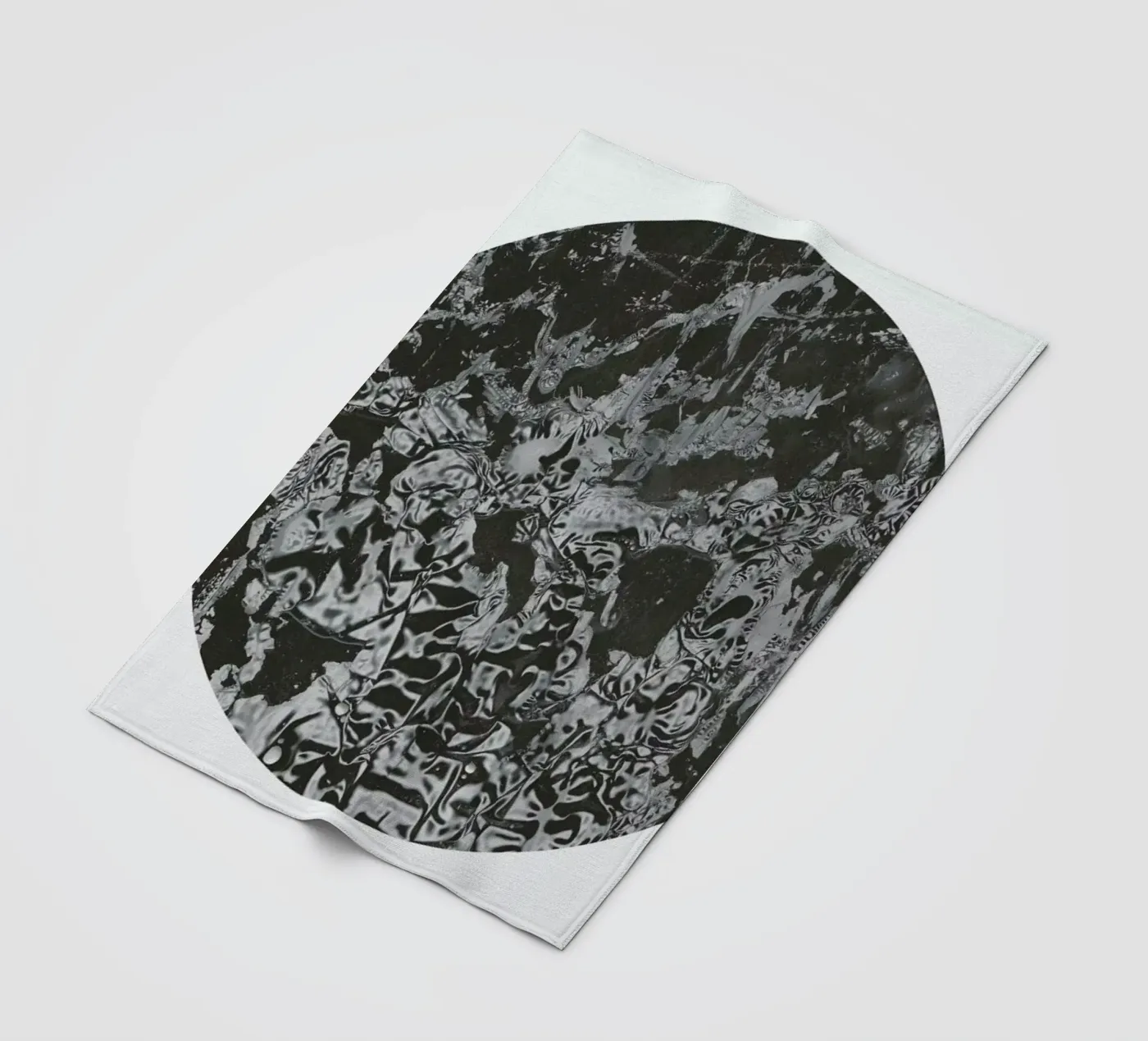 Abstraction fleece blanket by Bryon S. White