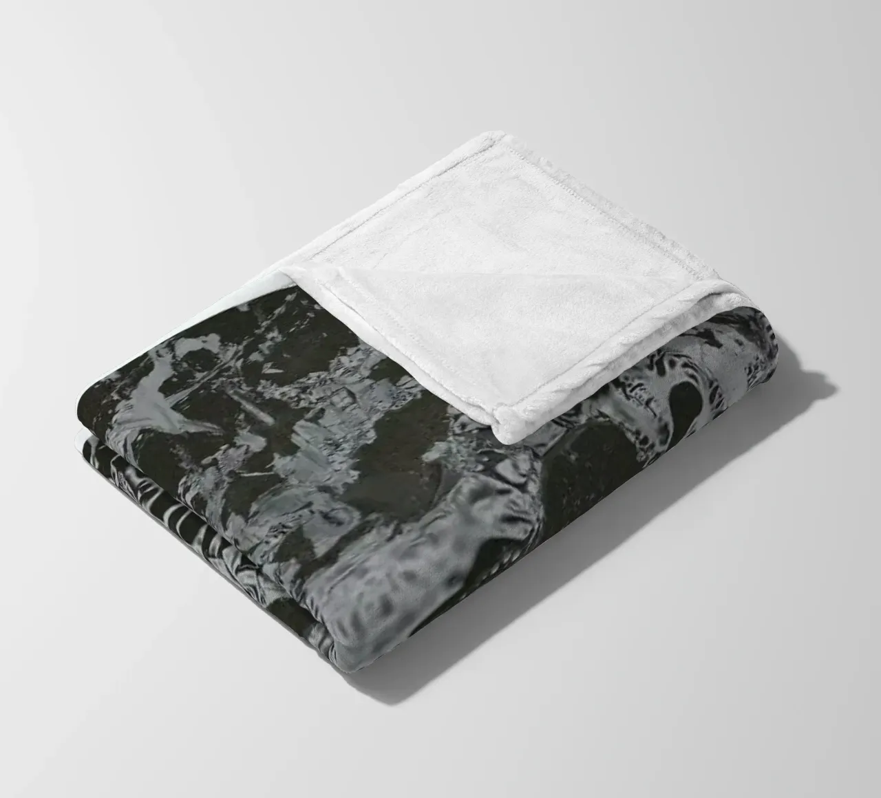 Abstraction fleece blanket by Bryon S. White