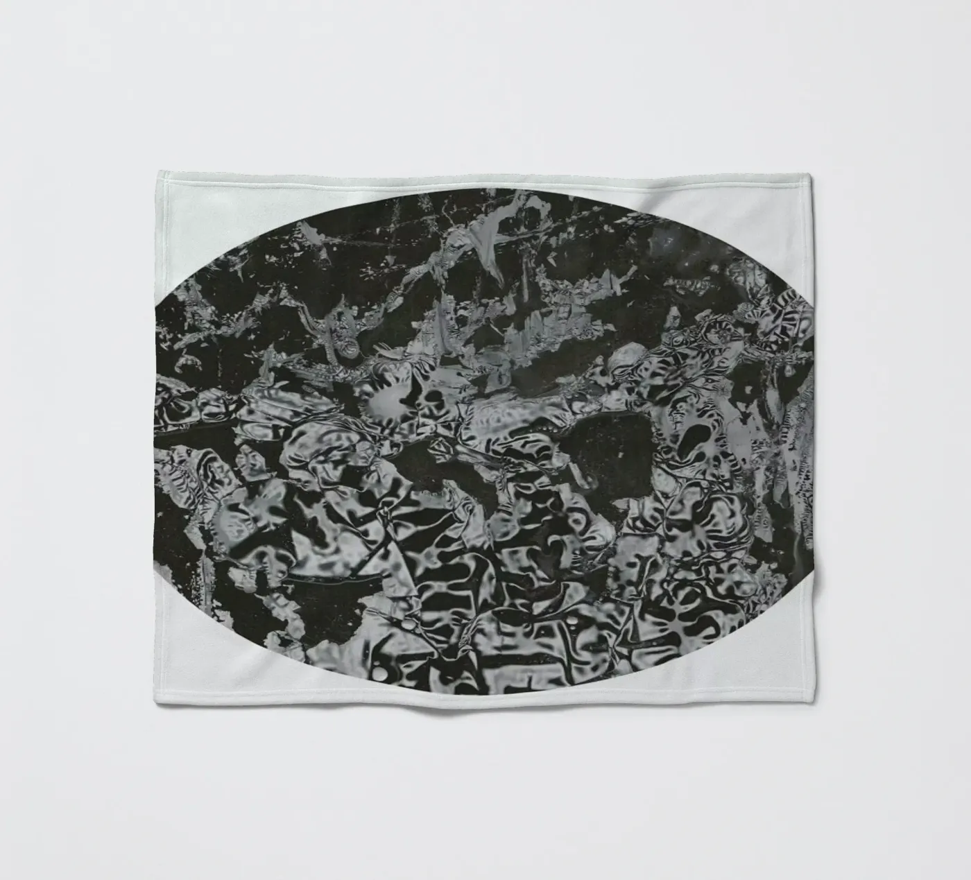 Abstraction fleece blanket by Bryon S. White