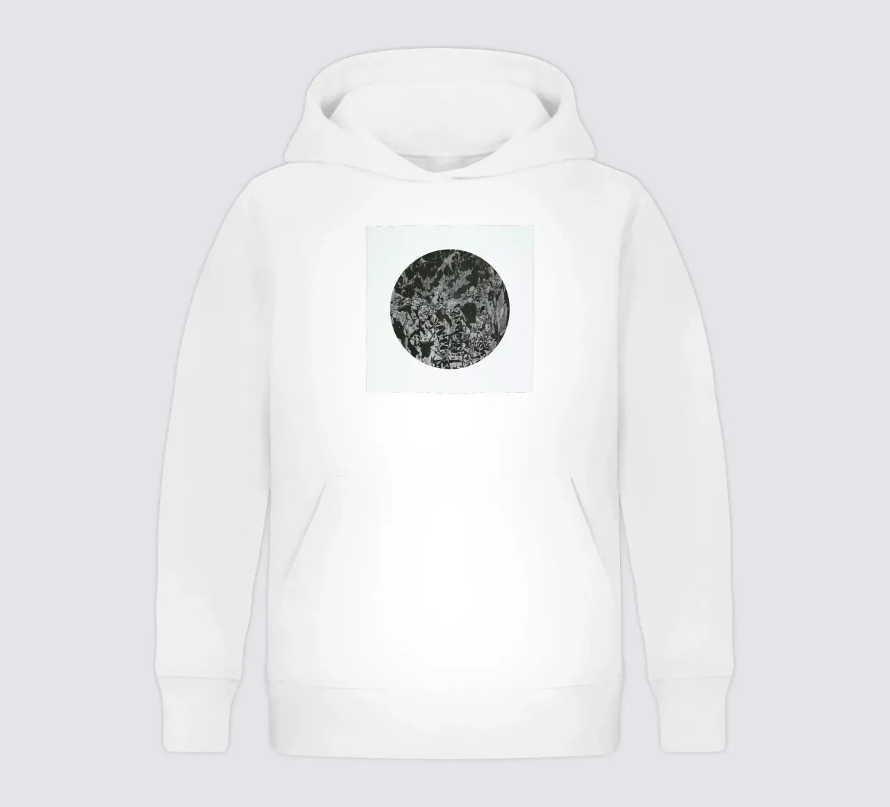 Abstraction felpa bambino con cappuccio da Bryon S. White