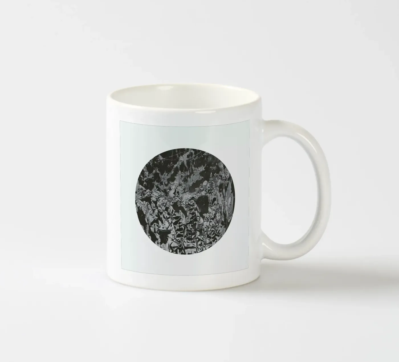 Abstraction ceramic mug by Bryon S. White