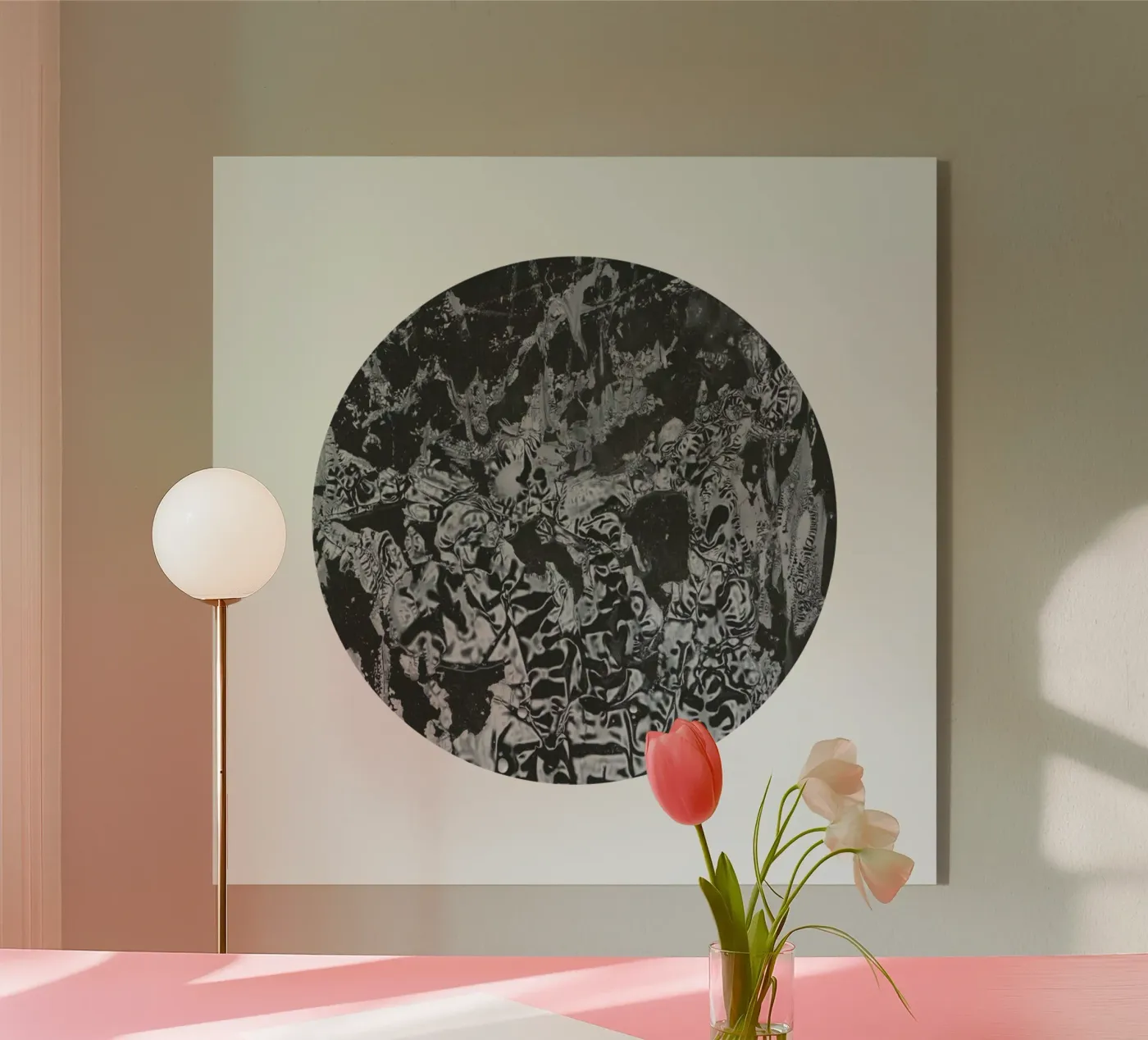 Abstraction acryl van Bryon S. White